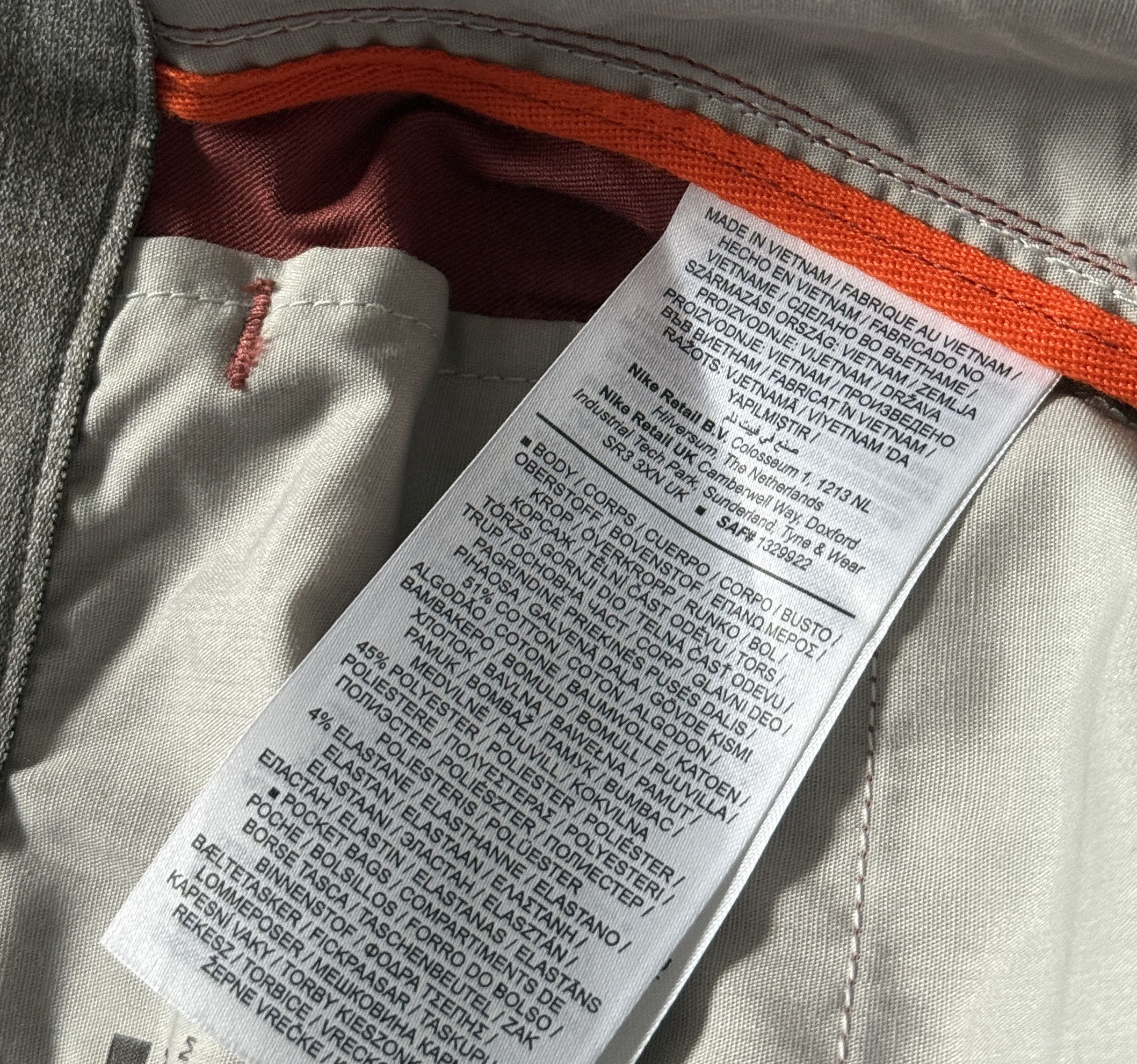Nike NIKE DRI-FIT GOLF CHINOS SLIM-FIT DA4130-691 30x32 Size US 30 / EU 46 - 6 Thumbnail