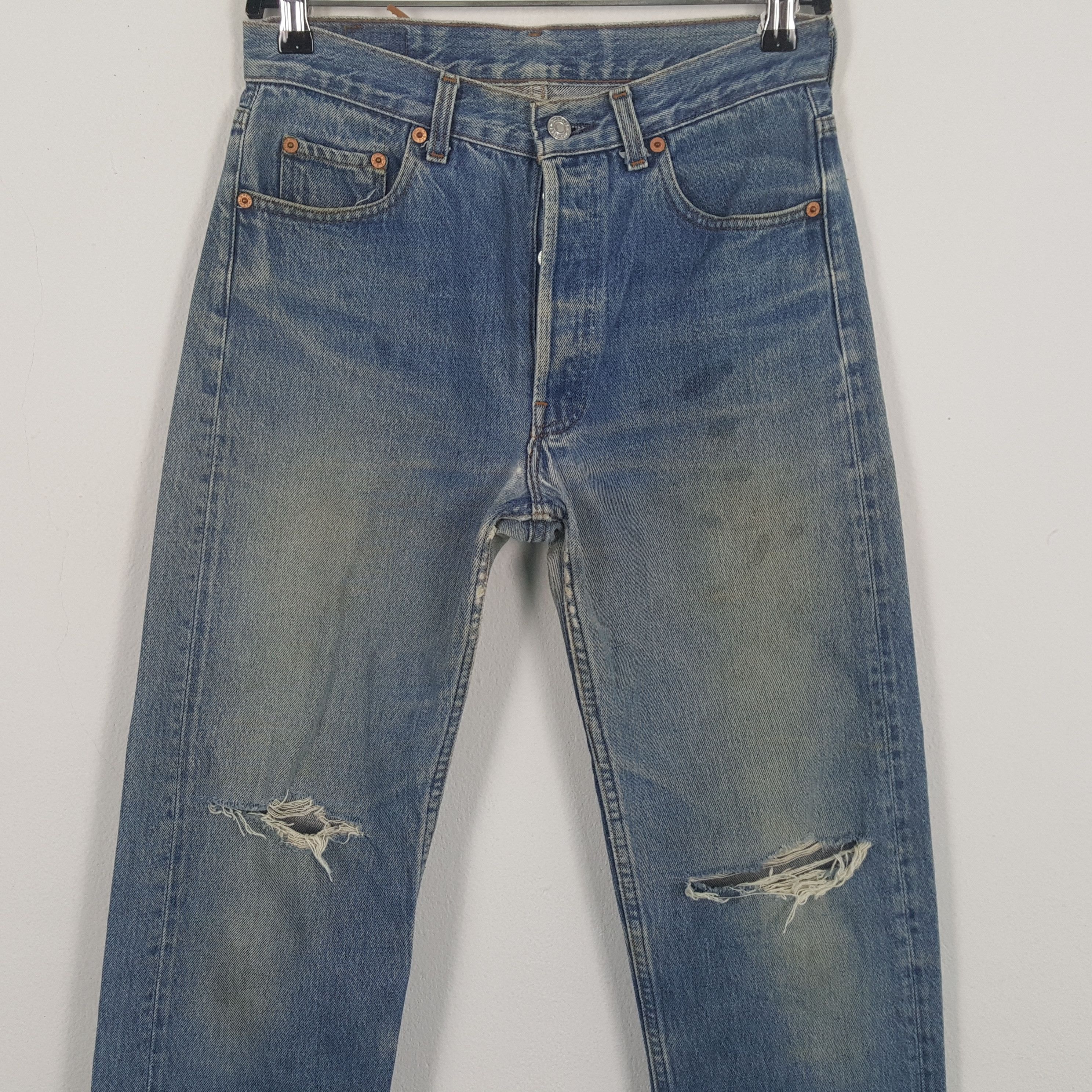 Levi's × Vintage LEVIS Daily Streetwear Style Distressed Jeans Size US 29 - 2 Thumbnail