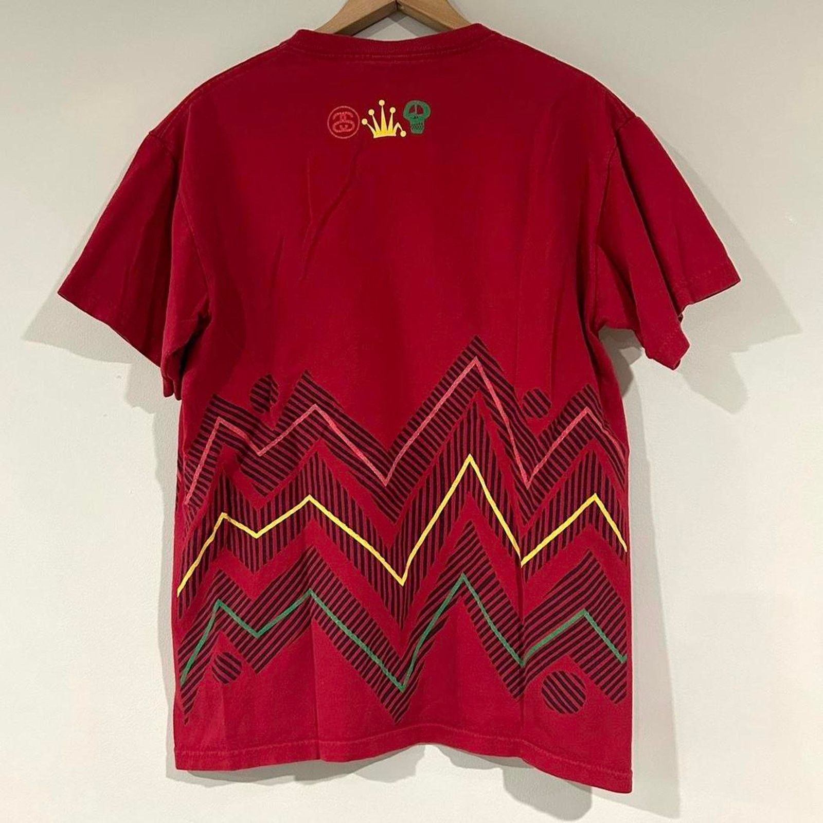 Stussy Y2K Stussy Tribal Rasta Tee Shirt Size US M / EU 48-50 / 2 - 2 Thumbnail