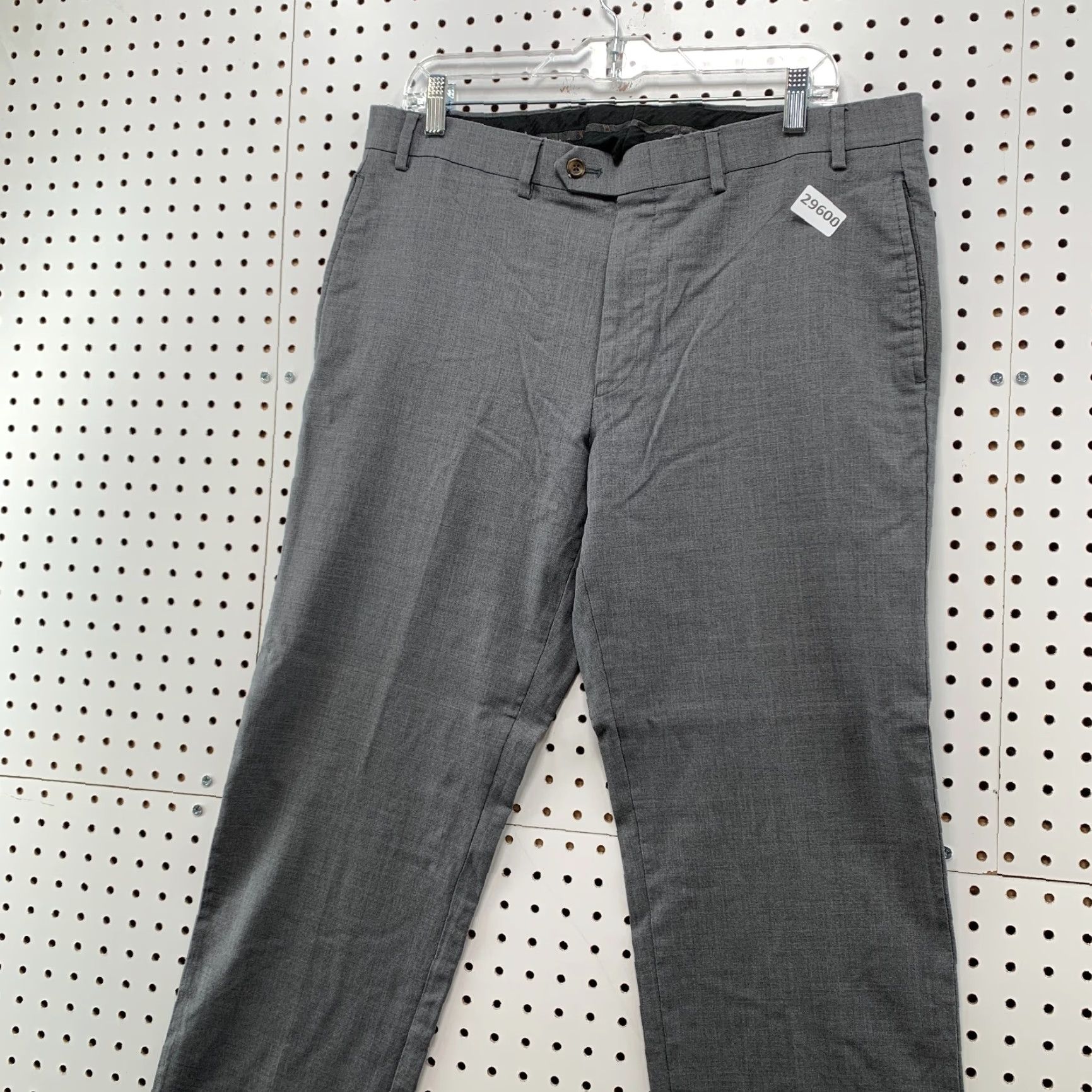 Ralph Lauren Lauren Ralph Lauren Dress Pants Mens 36x28 Gray Total Comfort Flat Front 29 Inseam Mens Pants Size US 36 / EU 52 - 3 Thumbnail