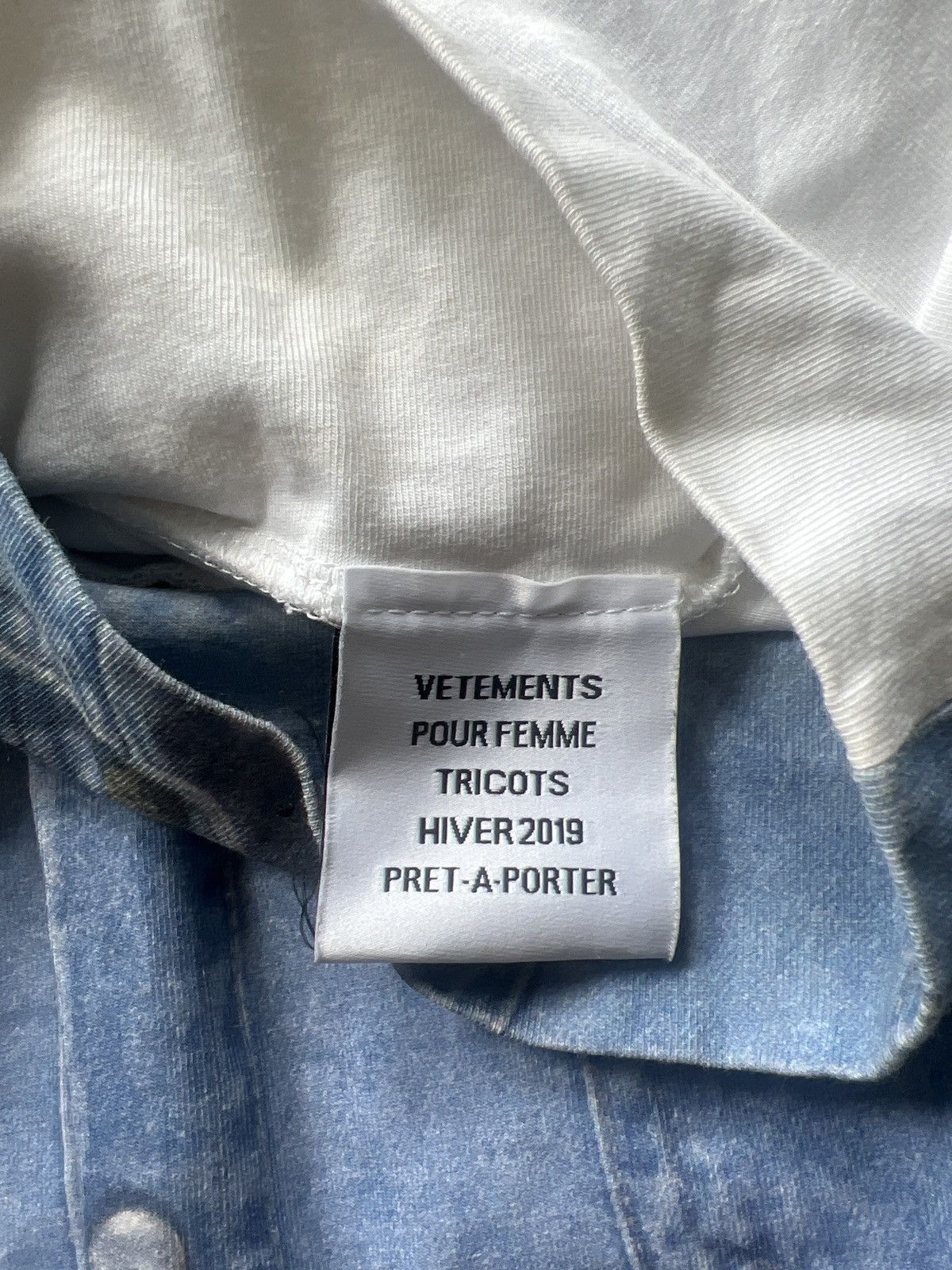 Vetements Vetements 2019 Mock Neck Bodysuit Size XS / US 0-2 / IT 36-38 - 2 Thumbnail