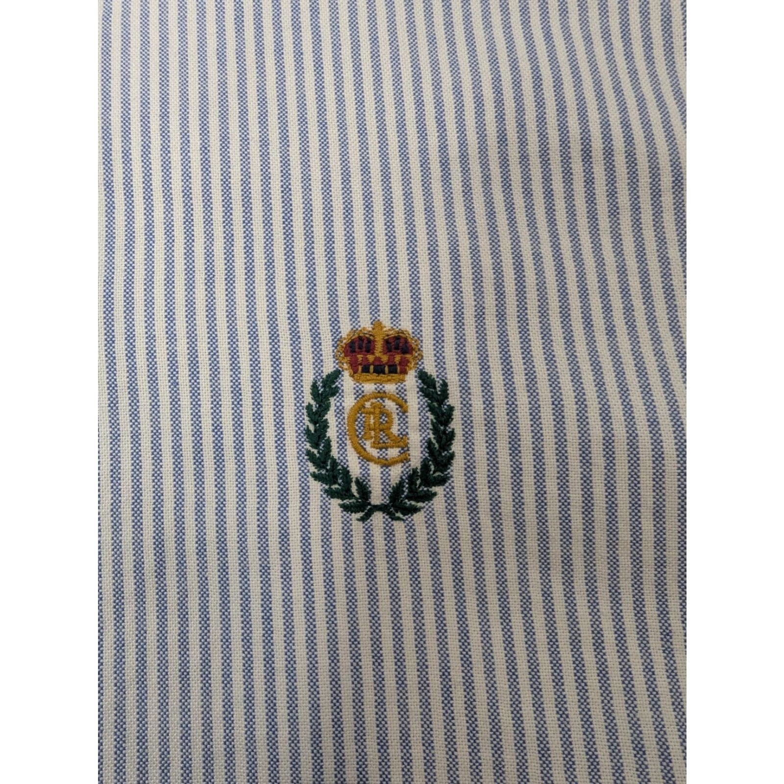 Ralph Lauren VTG Chaps Ralph Lauren Striped Button Down LS Shirt Men's Large Made in USA Size US L / EU 52-54 / 3 - 7 Thumbnail