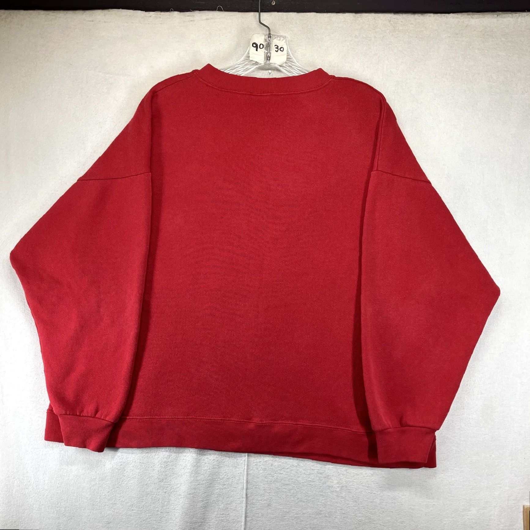Mickey Unlimited VINTAGE Mickey Unlimited Sweatshirt Large Red Crew Neck Pullover Graphic Print 90s Mickey Mouse Funny Face Classic Fit Men Size US L / EU 52-54 / 3 - 2 Thumbnail