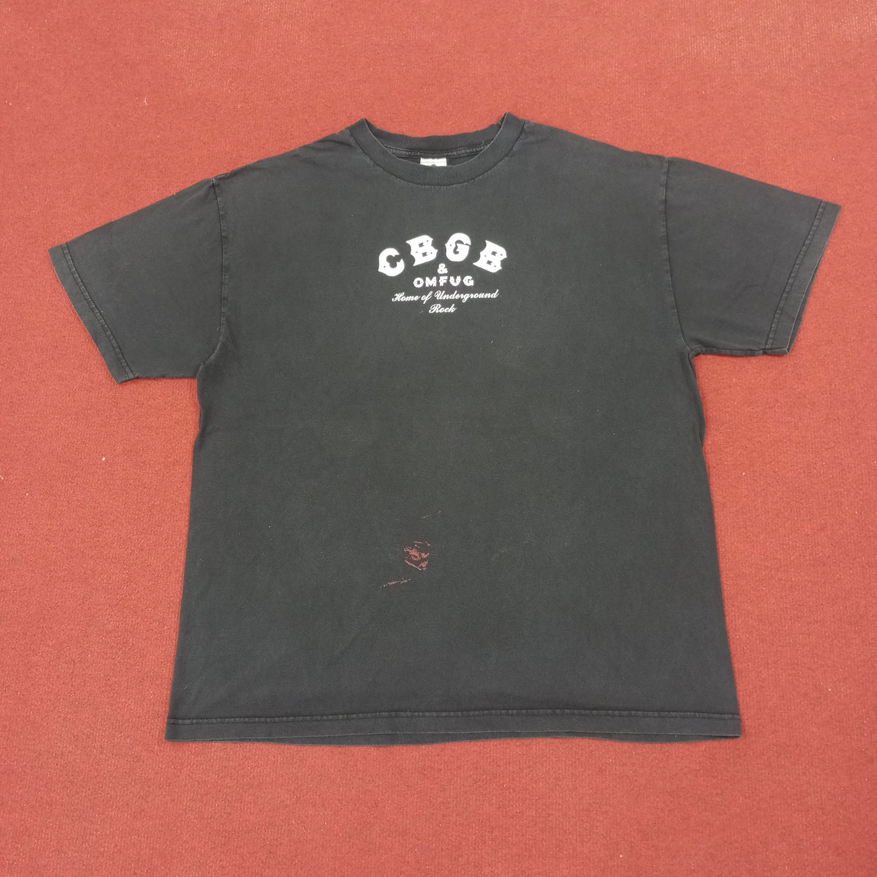 Vintage CBGB & OMFUG Home Of Underground Rock Vintage Tshirt Size US XL / EU 56 / 4 - 1 Thumbnail