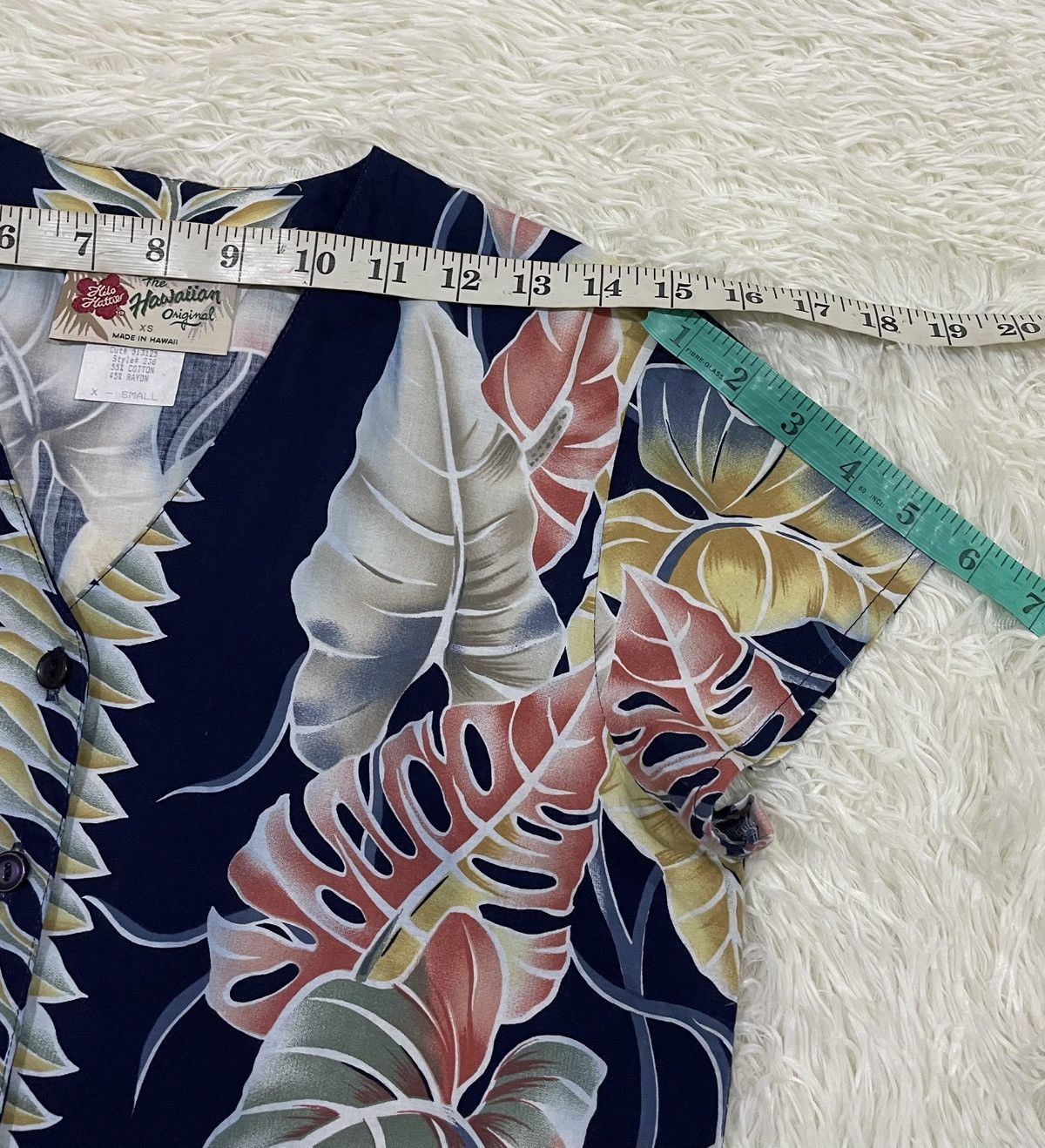Vintage Vintage Hawaiian Shirt Size XS / US 0-2 / IT 36-38 - 7 Thumbnail
