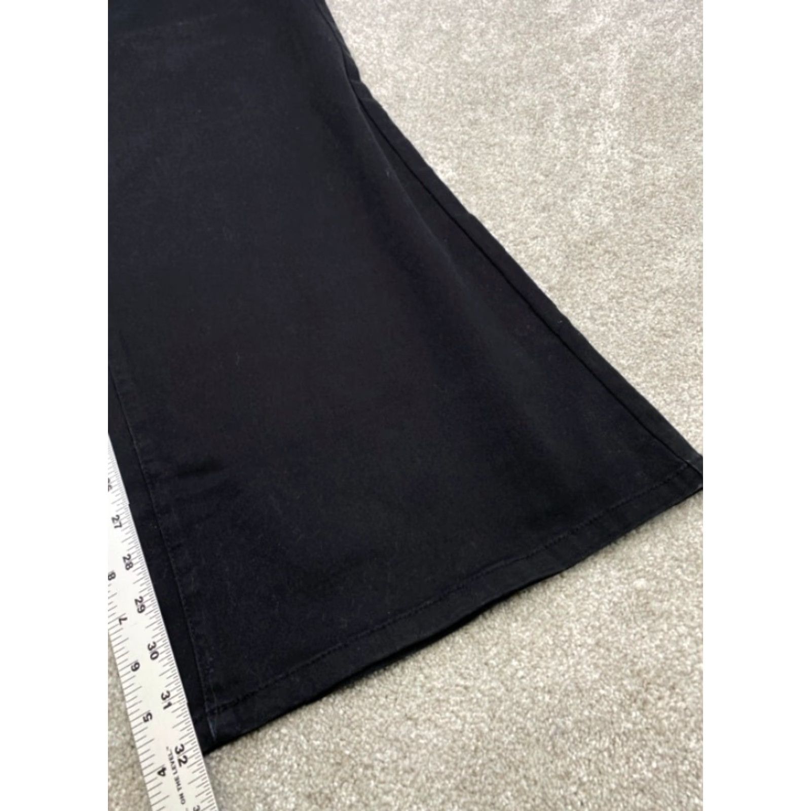 Vintage VINTAGE NWT Unionbay Pants Women's 17 (36x32) Black High Rise Wide Leg Baggy Goth 5116 Size 25" / US 0 / IT 36 - 7 Thumbnail