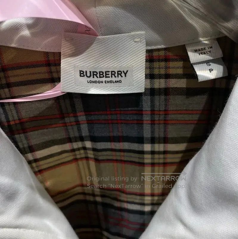 Burberry Burberry Color Block Cotton Shirt for Women. Size S / US 4 / IT 40 - 3 Thumbnail