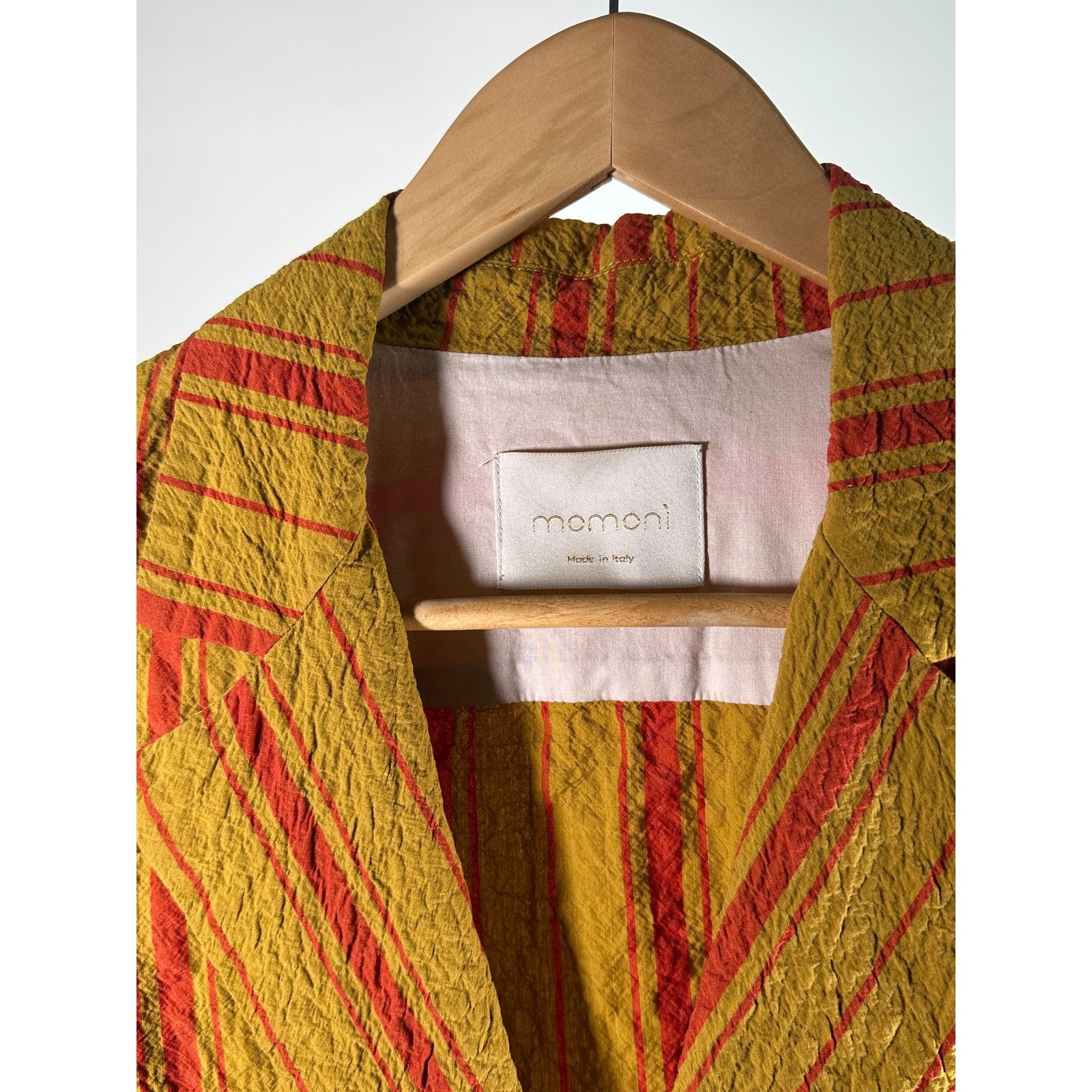 Other MOMONI Omaha Blazer Jacket Striped Mustard Yellow IT 42 US 6 Size M / US 6-8 / IT 42-44 - 8 Thumbnail