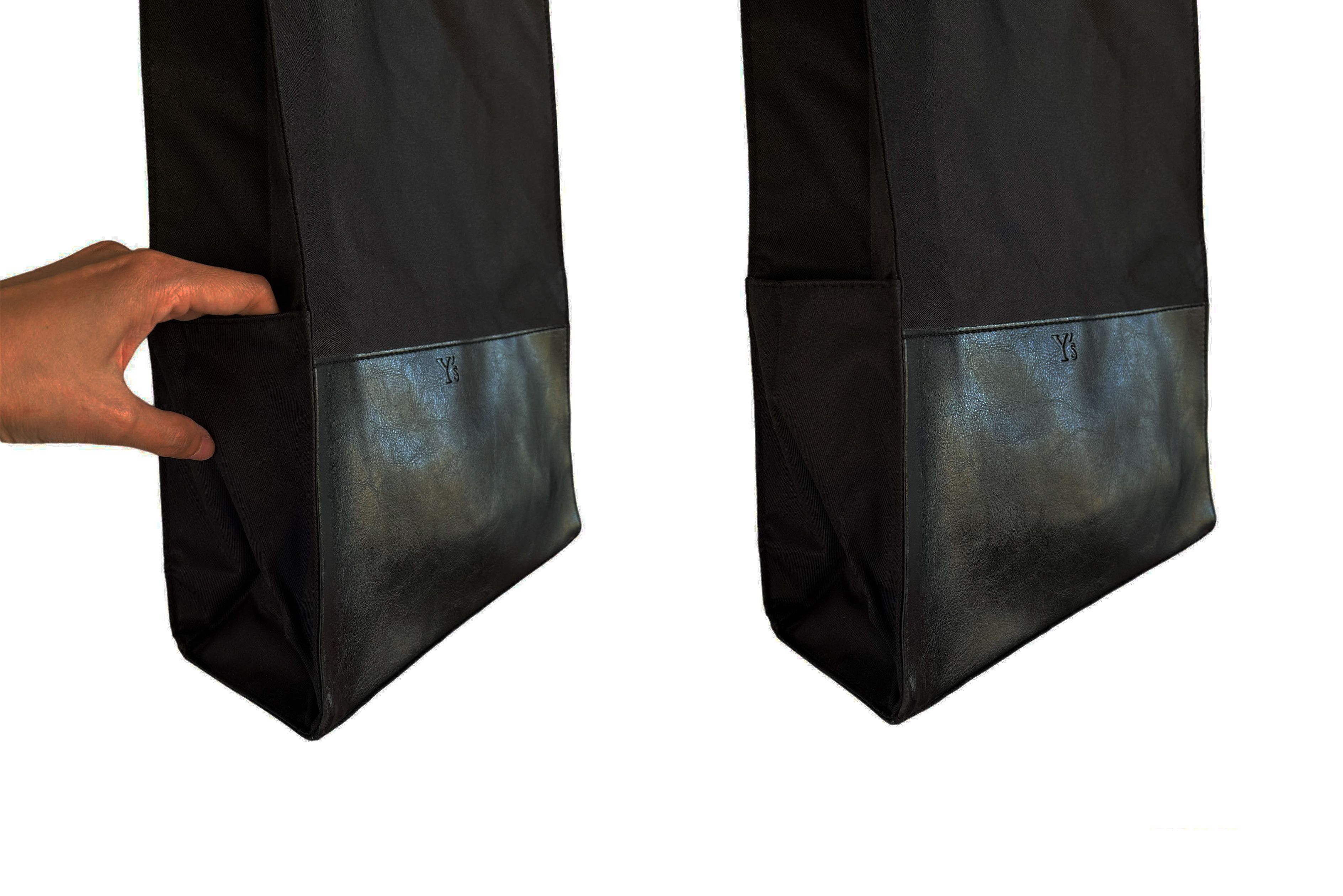 Y's Y's by Yohji Yamamoto Black tote bag, logo at front Size ONE SIZE - 9 Thumbnail