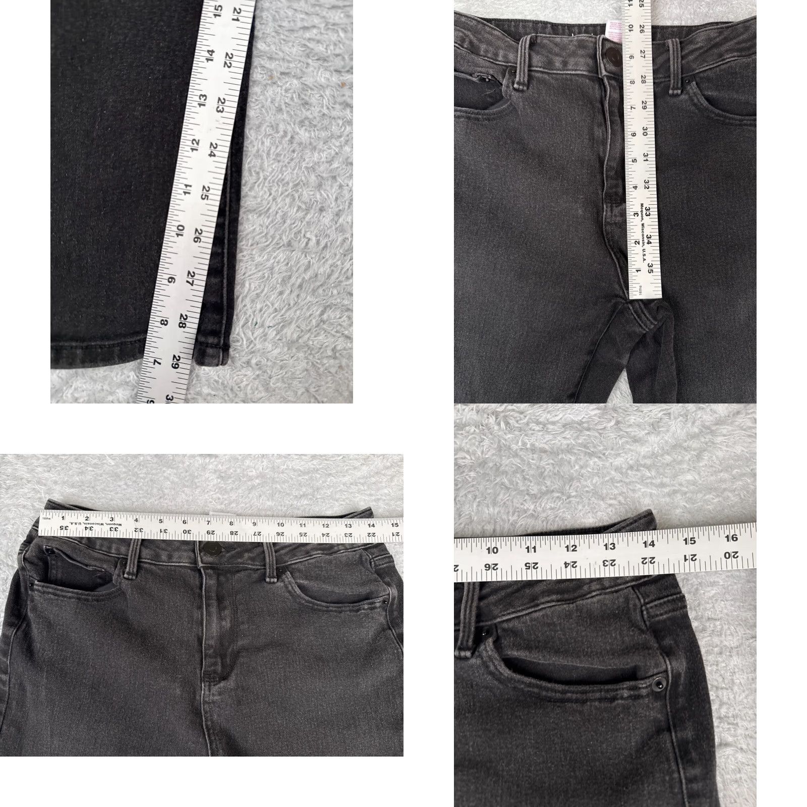 Vintage No Boundaries Jeans Juniors 11 Black Denim Bootcut Mid Rise Cotton Blend 28x29 Jeans Programs? Size 32" / US 10 / IT 46 - 8 Thumbnail