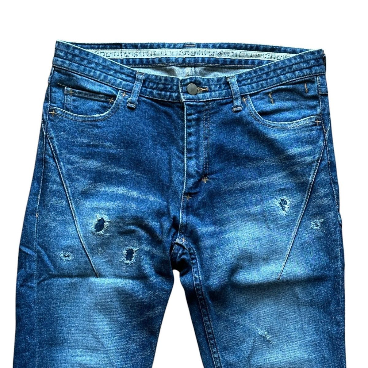 Number (N)ine Distressed Jeans Size US 30 / EU 46 - 2 Thumbnail