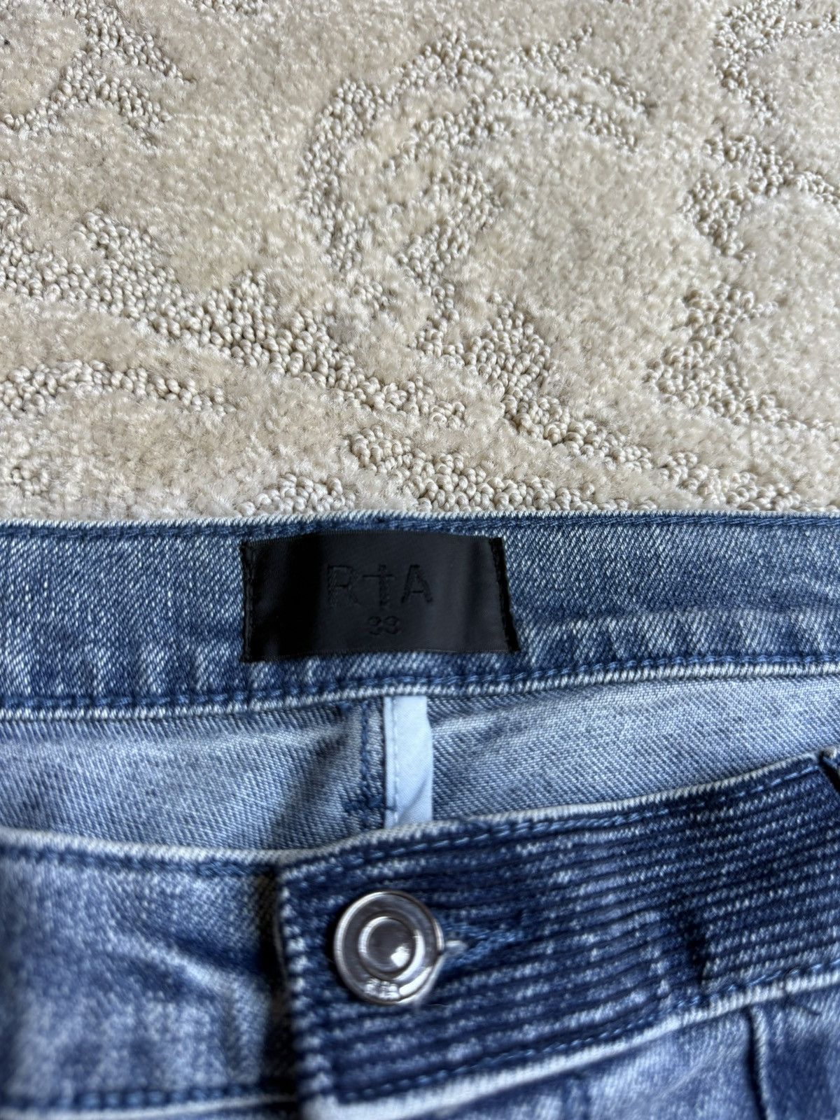 Rta SLATE CARGO SKINNY JEAN | VINTAGE INDIGO Size US 33 - 3 Thumbnail