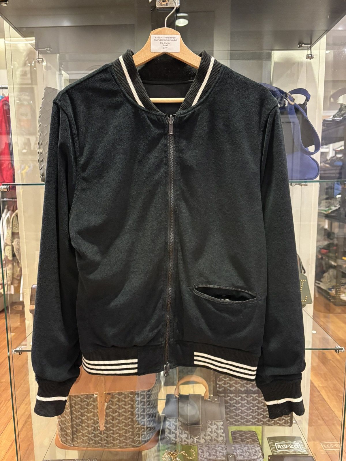 Y-3 Y-3 SS14 ‘Shake Hands’ Reversible Bomber Size US S / EU 44-46 / 1 - 1 Thumbnail