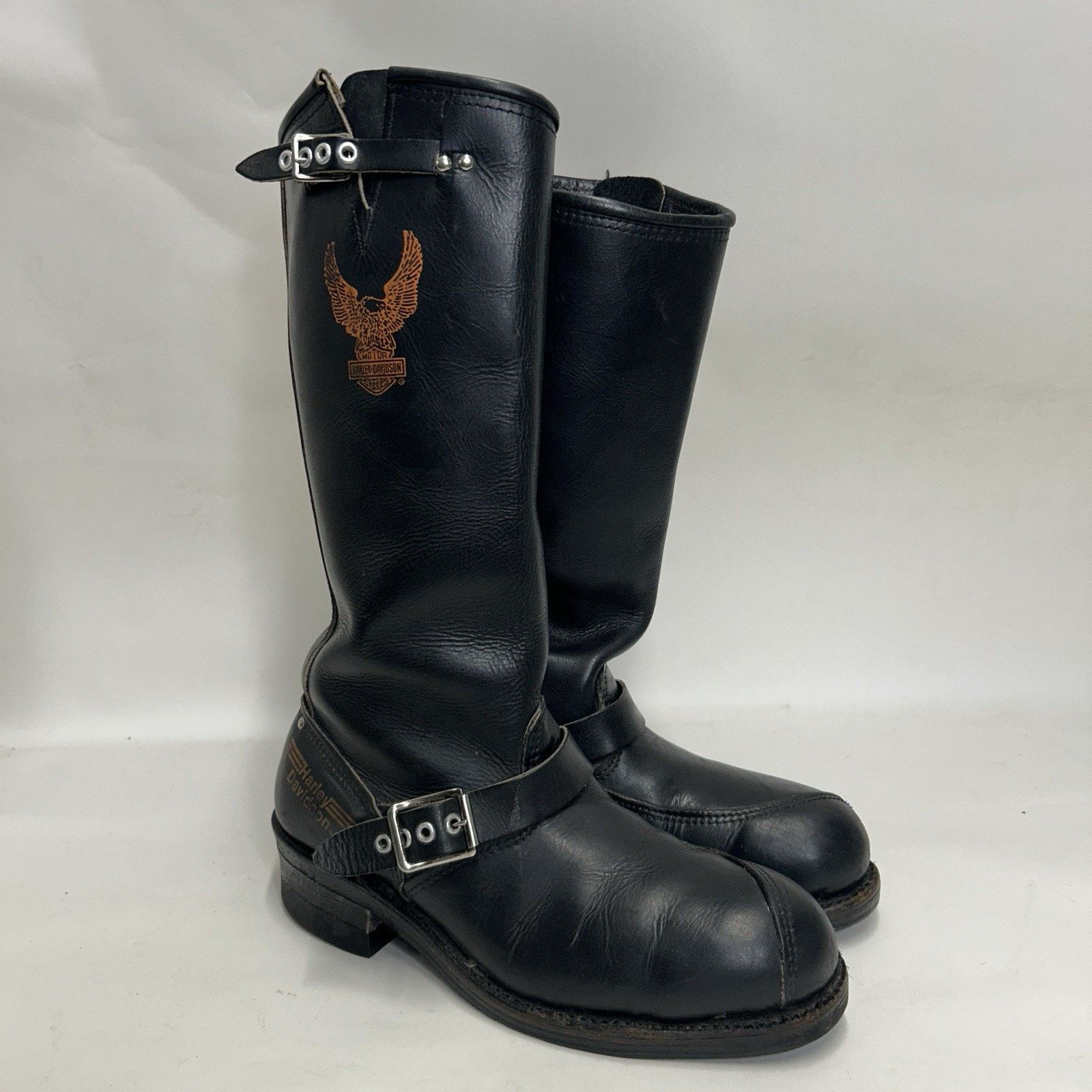 Harley Davidson Vintage Harley Davidson Motorcycle Engineer Boots “Black” Size US 9 / EU 42 - 1 Thumbnail