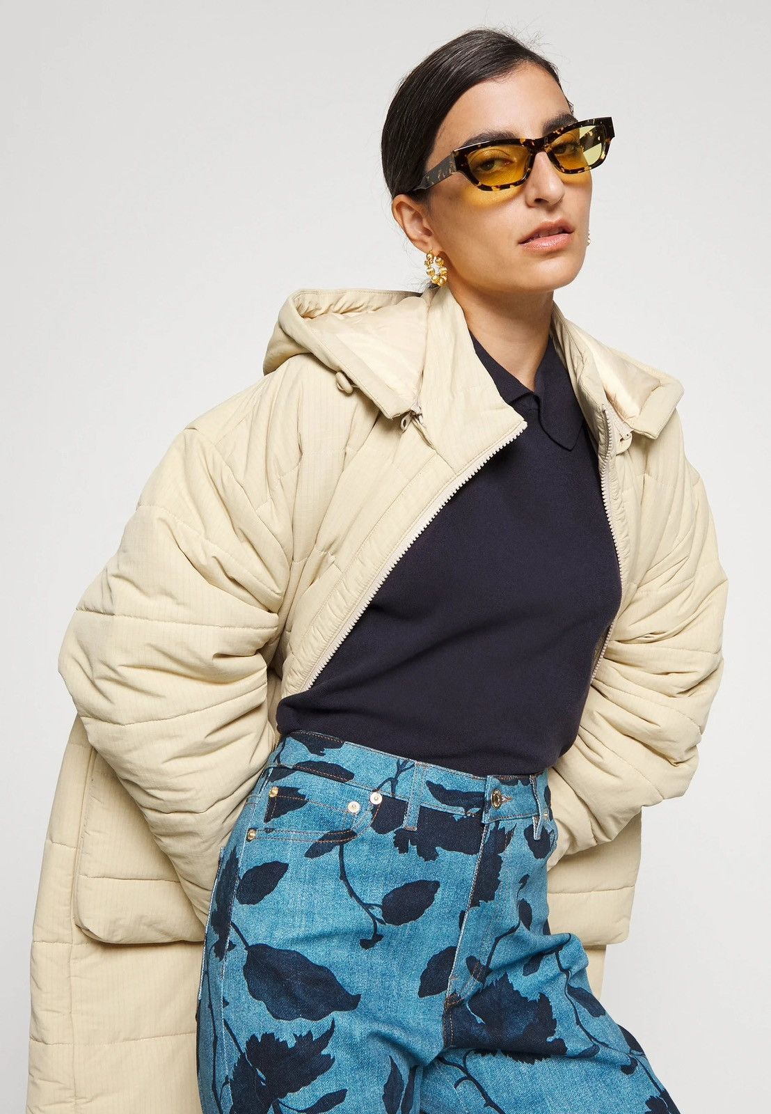 Henrik Vibskov !DS! AW22 Henrik Vibskov Apollo Almond Long Puffer Coat Size M / US 6-8 / IT 42-44 - 7 Thumbnail