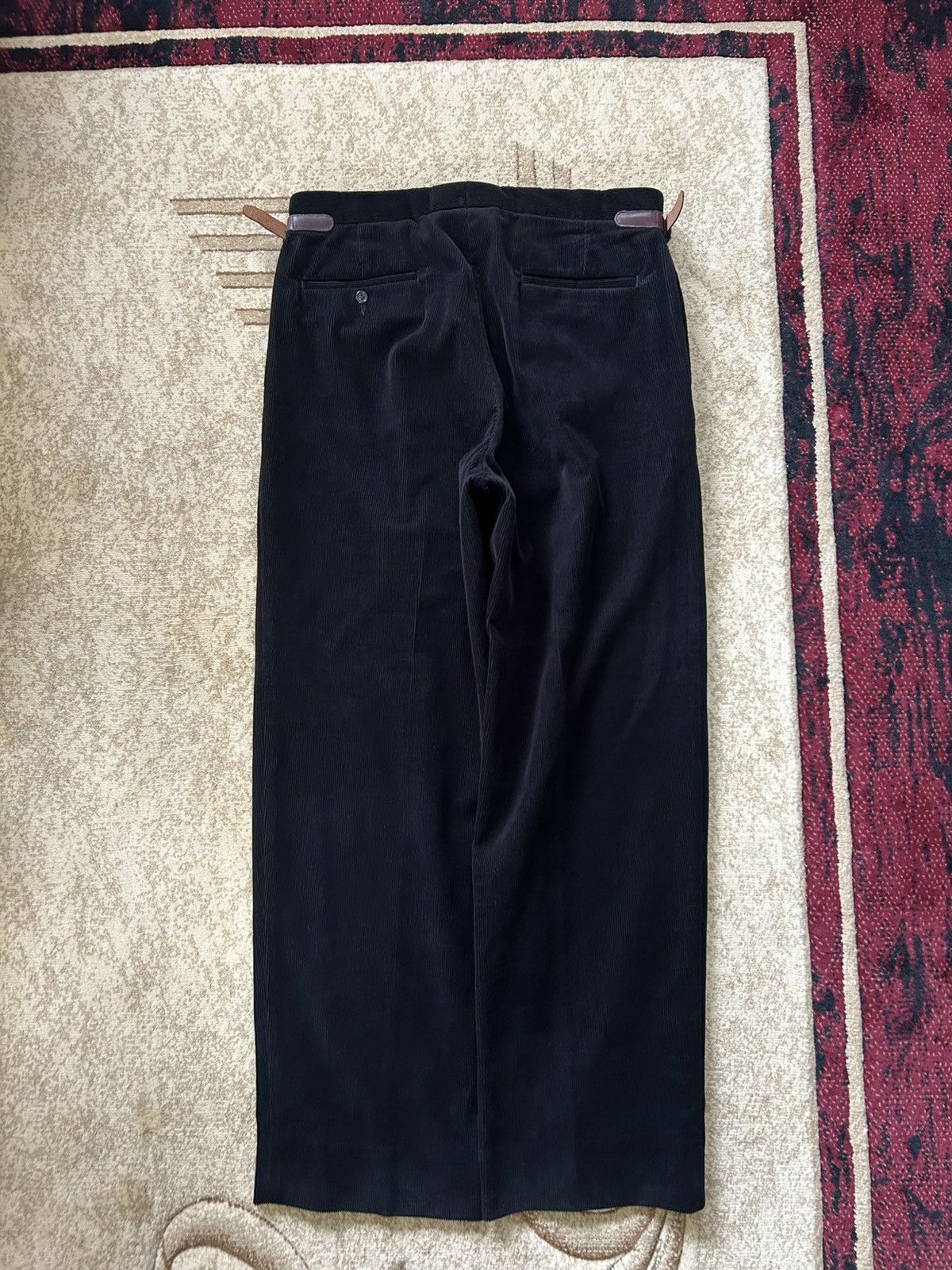 Polo Ralph Lauren Vintage 90s Polo Ralph Lauren Corduroy Pleated Pants Size US 34 / EU 50 - 9 Thumbnail