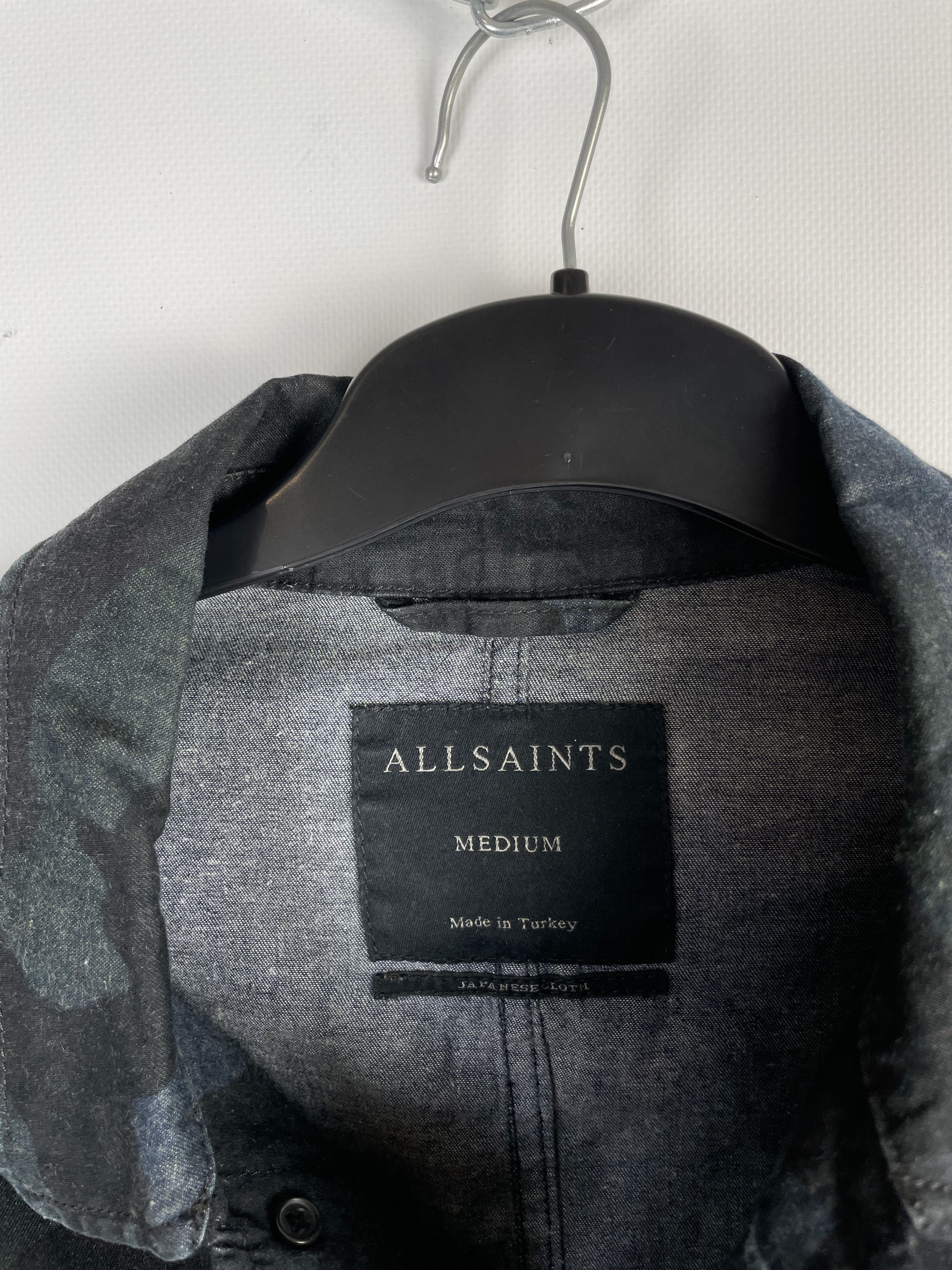 Allsaints × Vintage Allsaints Flannel Overshirt Size US M / EU 48-50 / 2 - 4 Thumbnail