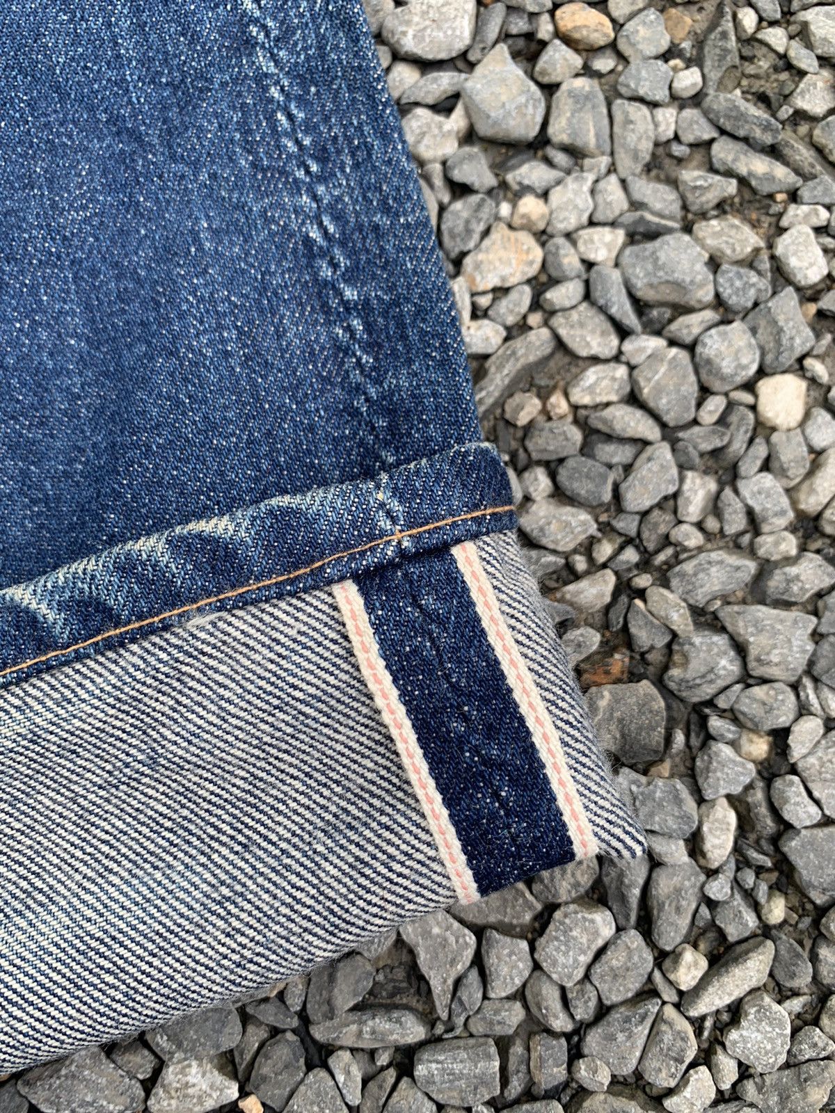 Kapital VINTAGE JOHNBULL SELVEDGE RUSTY JAPANESE DISTRESSED DENIM Size US 31 - 10 Thumbnail
