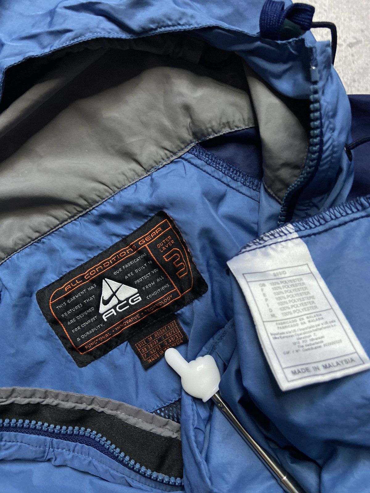 Nike ACG Vintage Nike Acg Anorak Jacket Center Logo Size M Size US M / EU 48-50 / 2 - 7 Thumbnail