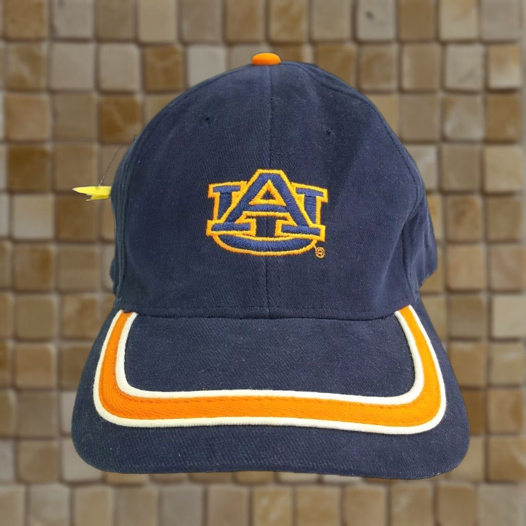 Vintage VINTAGE Auburn Tigers University Adjustable College Basketball Hat Baseball Cap Size ONE SIZE - 1 Thumbnail
