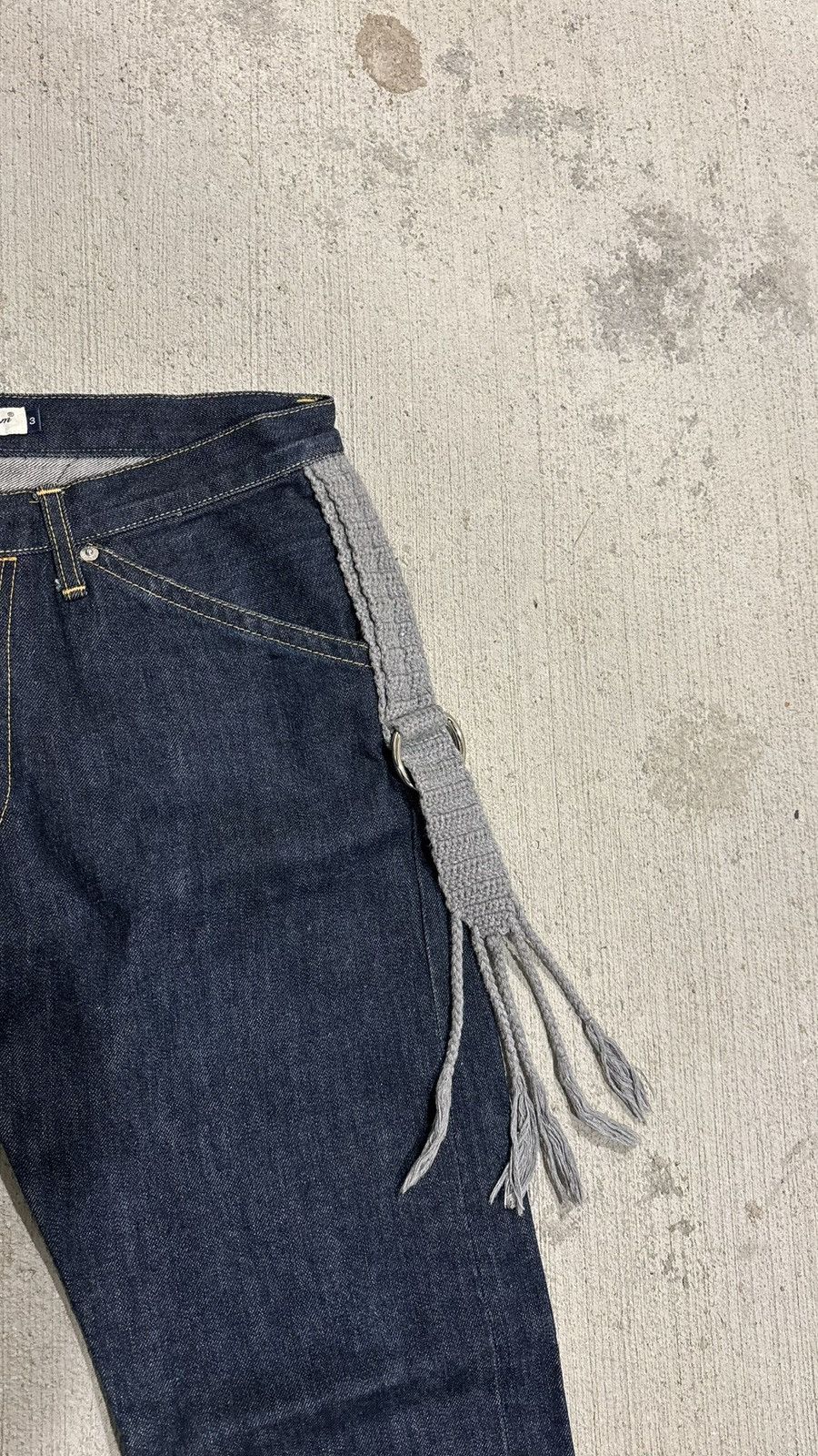 Jun Takahashi × Undercover Undercover SS2008 Summer Madness Tassels Denim Size US 32 / EU 48 - 4 Thumbnail