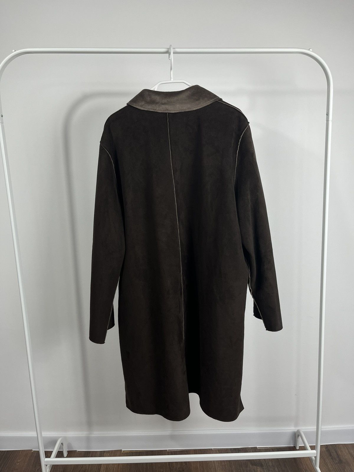 Other Vintage Marina Rinaldo Suede Trench Jacket Size XXL / US 16-18 / IT 52-54 - 12 Thumbnail