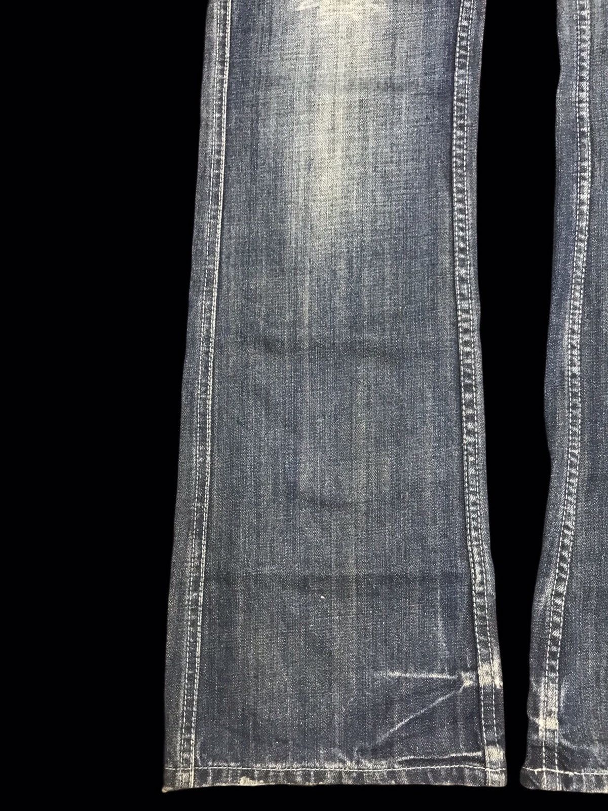 Japanese Brand 💥FLARE💥Archival semanticdesign Flare Patches Denim F432 Size US 31 - 10 Thumbnail