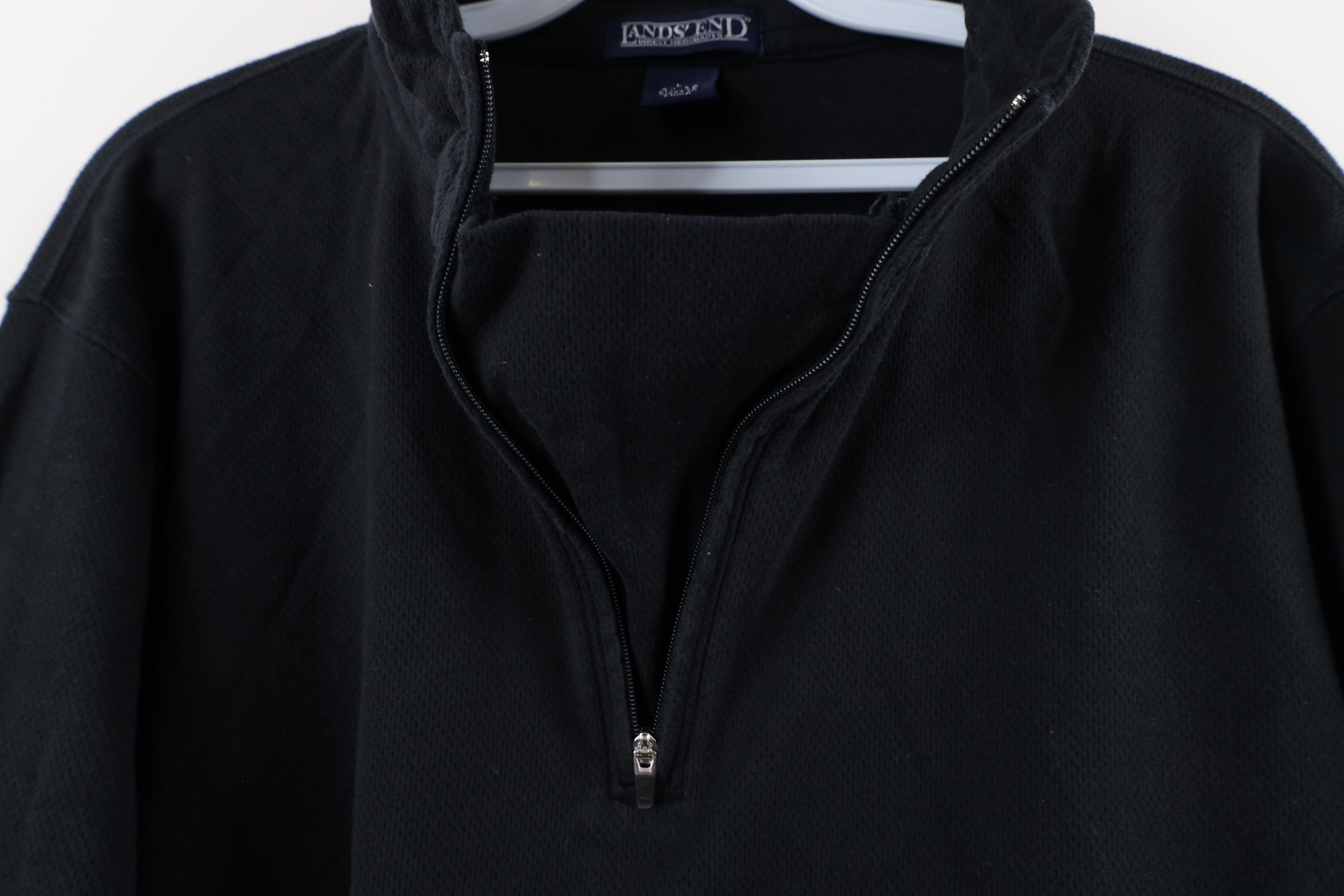 Lands' End × Vintage Vintage Lands End Thermal Knit Half Zip Pullover Sweater Size US L / EU 52-54 / 3 - 6 Thumbnail