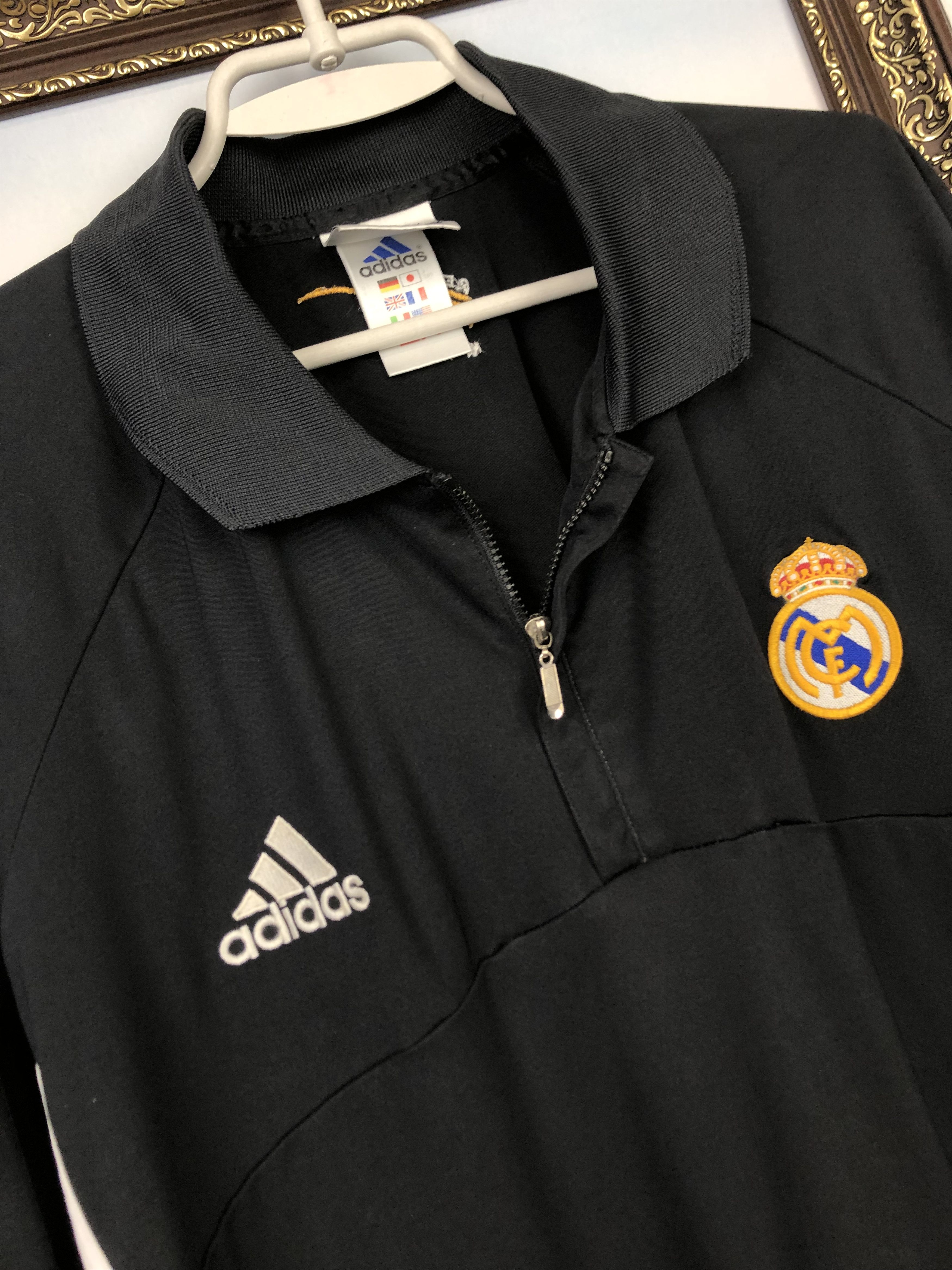 Adidas Vintage Adidas Real Madrid football 2001 Soccer Polo Tee Size US XL / EU 56 / 4 - 4 Thumbnail