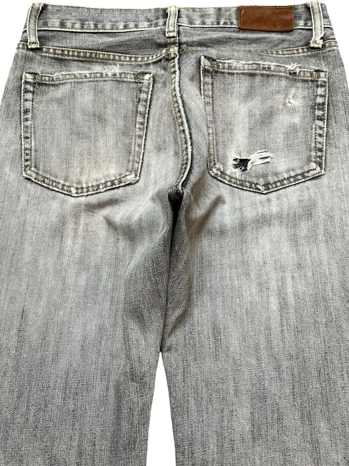 Uniqlo Vintage Uniqlo B-002 Flare Faded Distressed Denim Size US 30 / EU 46 - 6 Thumbnail