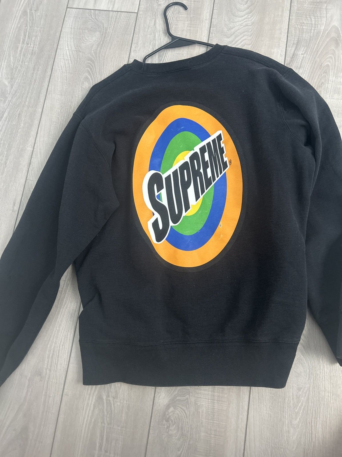 Supreme Supreme Spin Crewneck Black Size Large Size US L / EU 52-54 / 3 - 2 Thumbnail