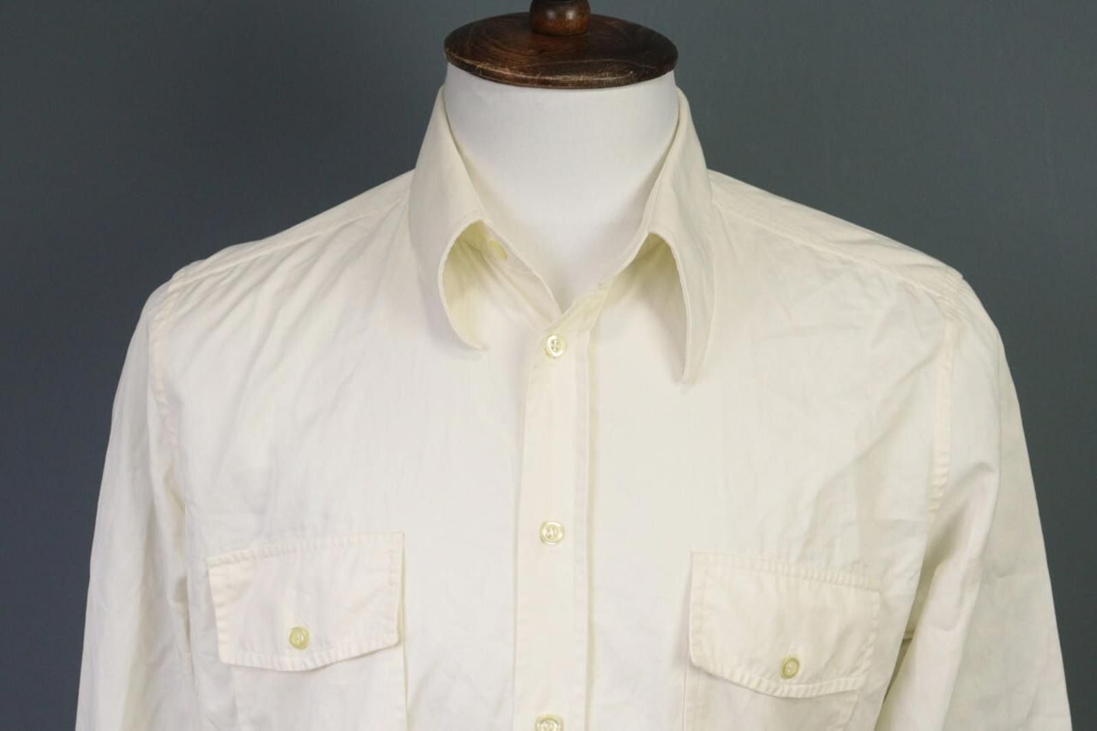 Kenzo Kenzo Homme White Long Sleeve Button Down Shirt Size 41 / 16 Size US M / EU 48-50 / 2 - 2 Thumbnail
