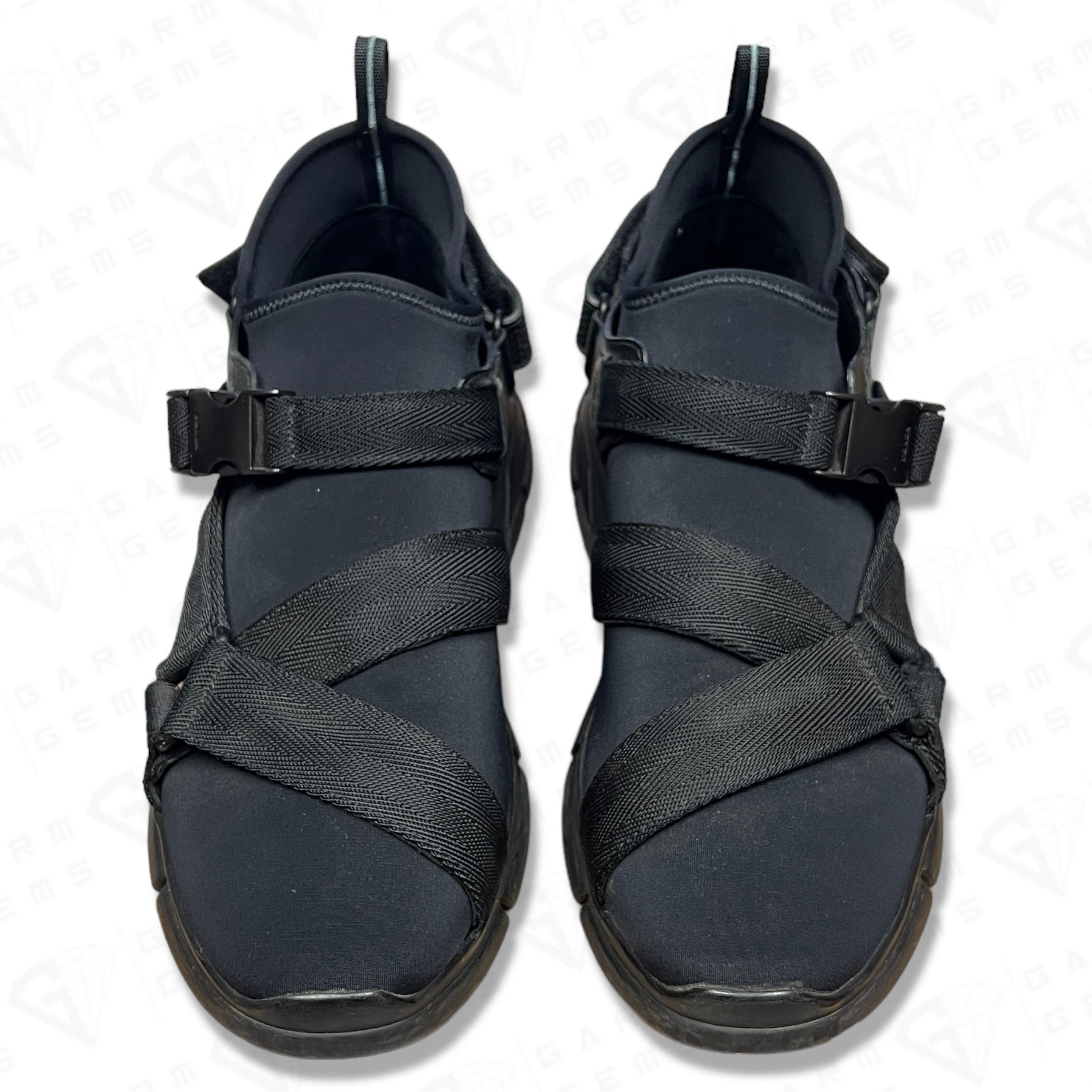 Prada Prada Neoprene Buckle Strap Trainers Size US 9 / EU 42 - 6 Thumbnail