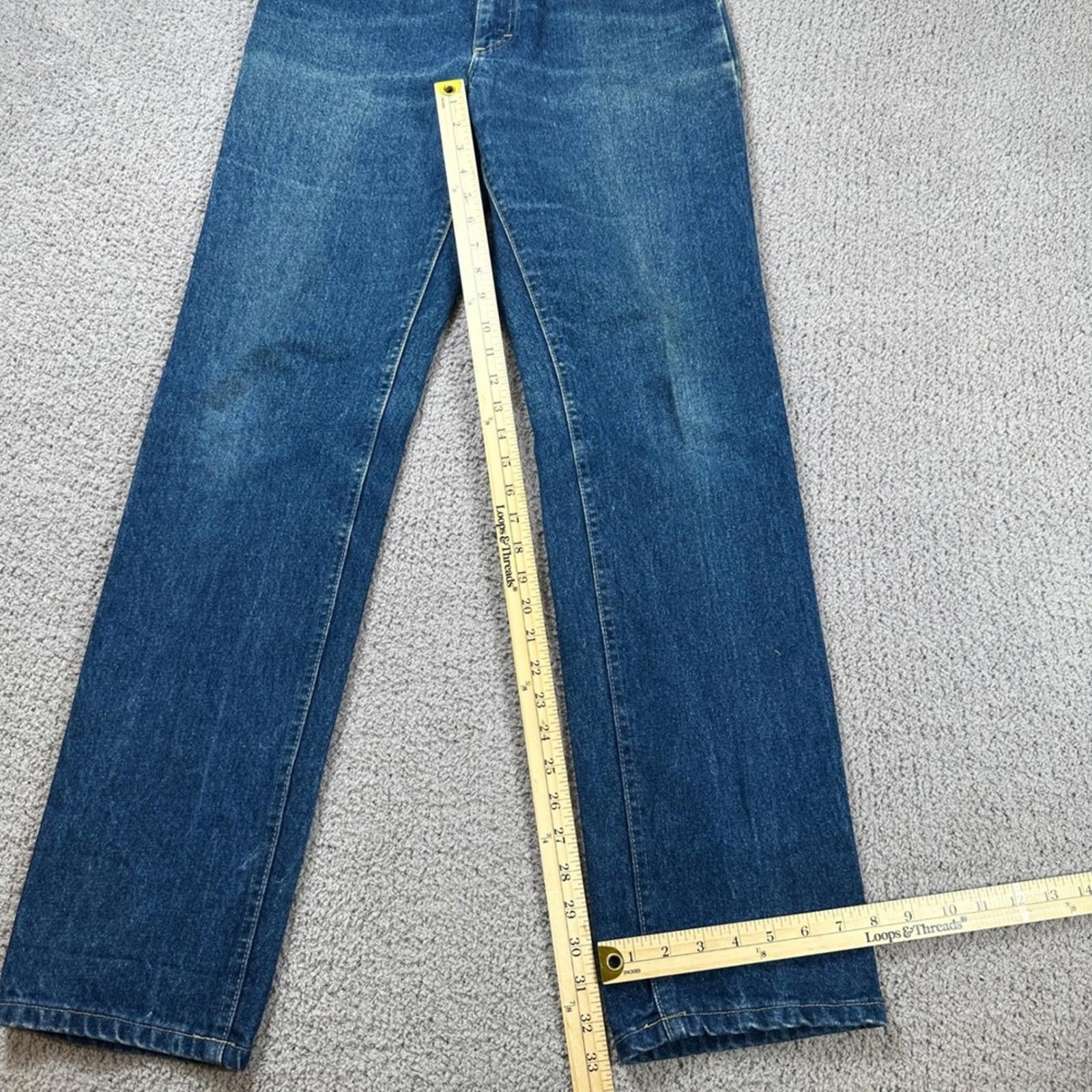 Lee Vintage Lee Made in USA Womens Jeans 14 L Medium Wash High Size 36" / US 14 / IT 50 - 4 Thumbnail