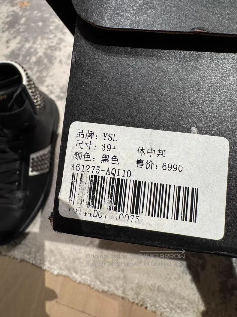 Saint Laurent Paris Saint Laurent Paris Studded Magic Tape Board Shoes Size US 6.5 / EU 39-40 - 7 Thumbnail