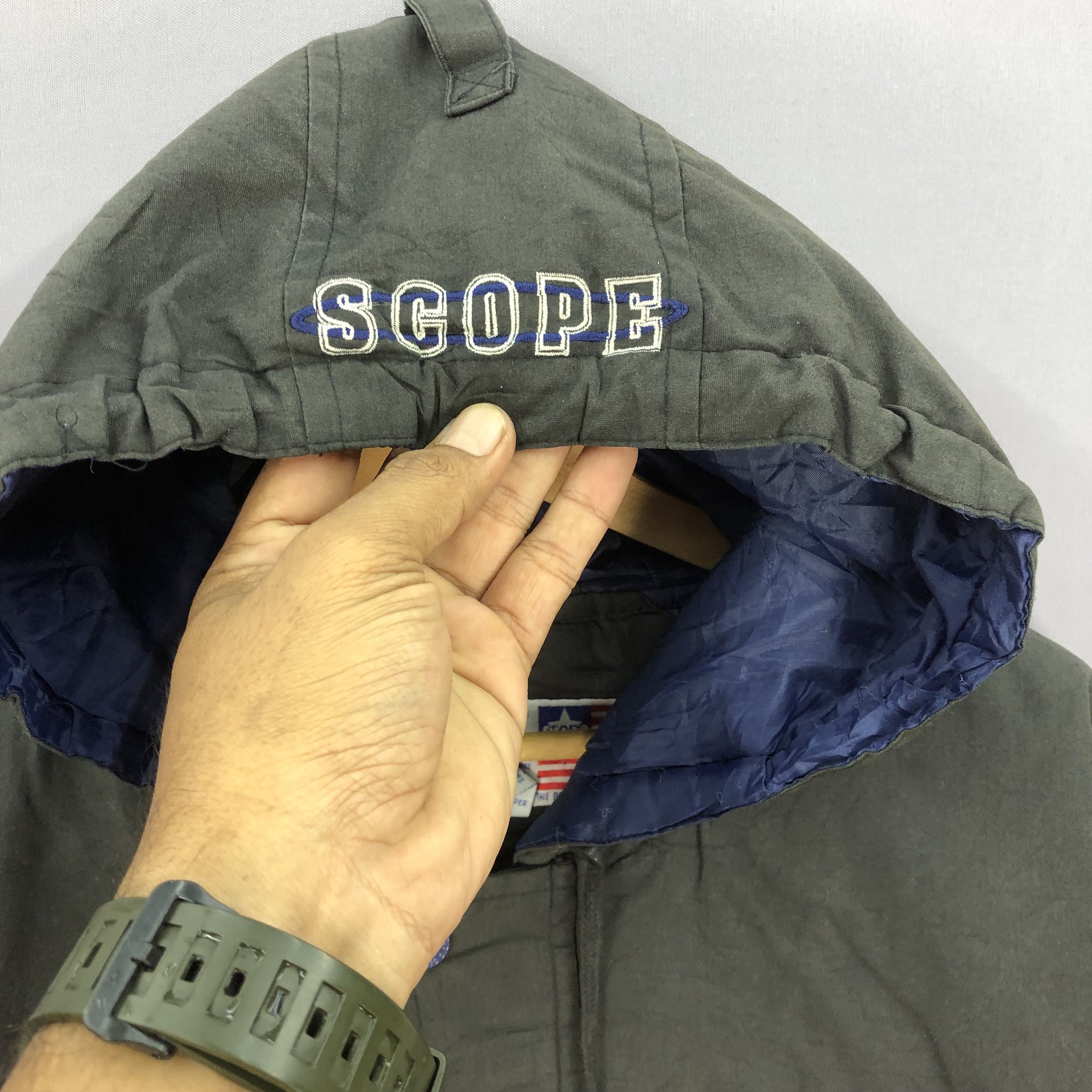 Vintage Vintage Scope Naughtys Hoodie Windbreaker Coach Jackets Size US L / EU 52-54 / 3 - 9 Thumbnail