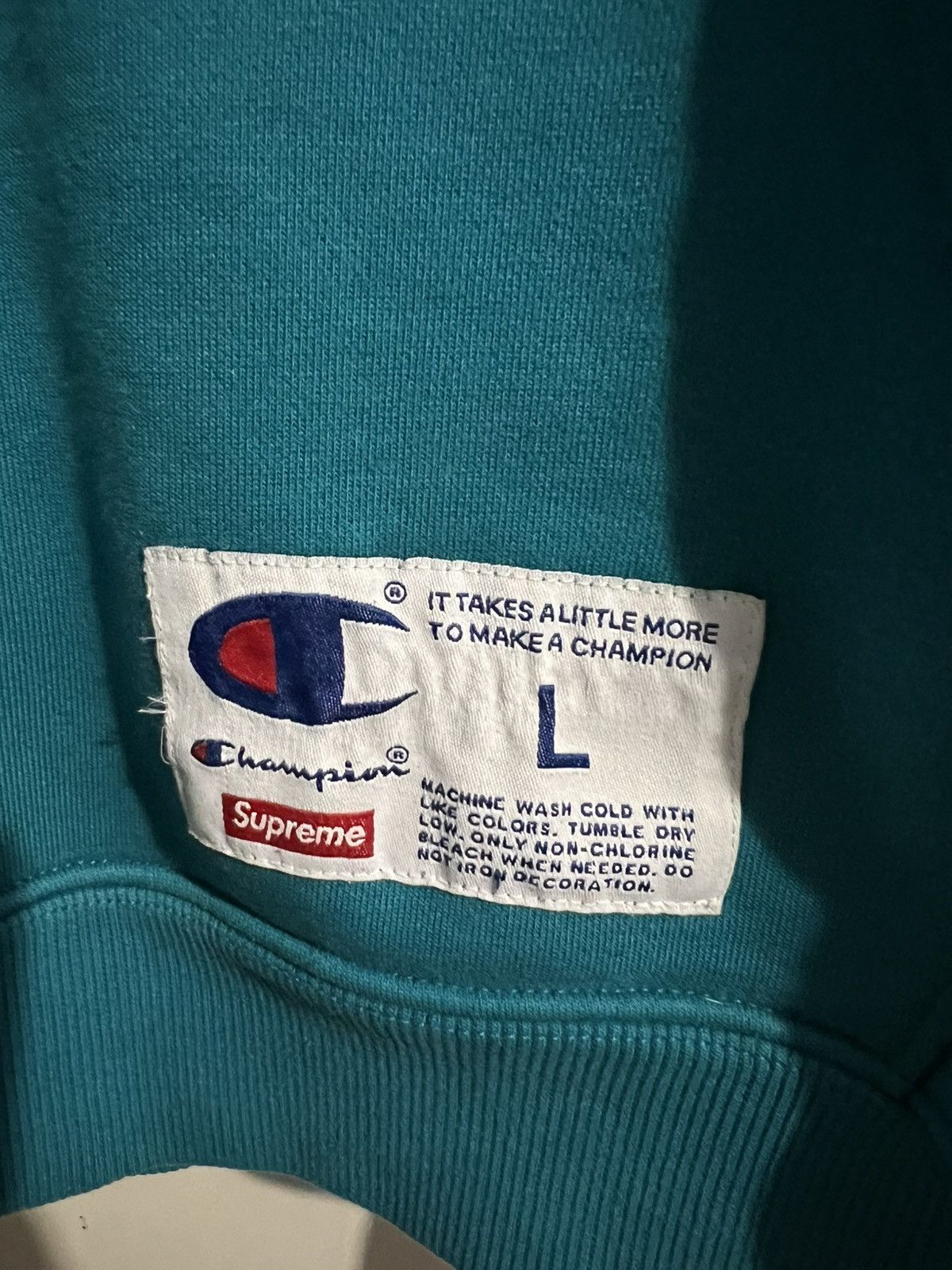 Champion × Supreme Supreme x Champion Hoodie Size US L / EU 52-54 / 3 - 2 Thumbnail