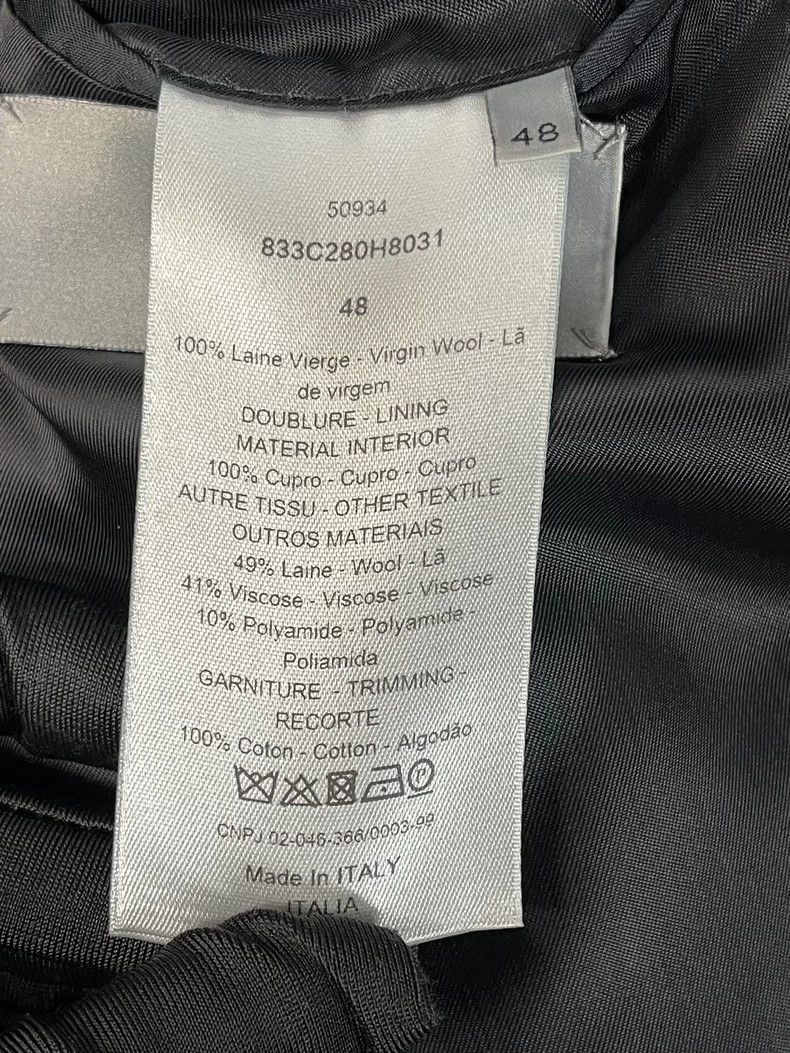 Dior Dior Black Side Logo Suit 2502-Nextarrow Size 48R - 7 Thumbnail