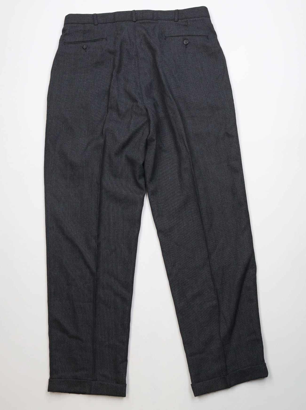 Vintage Vintage 90s Streetwear Gabardine Knit Wide Leg Chino Pants Size US 38 / EU 54 - 11 Thumbnail