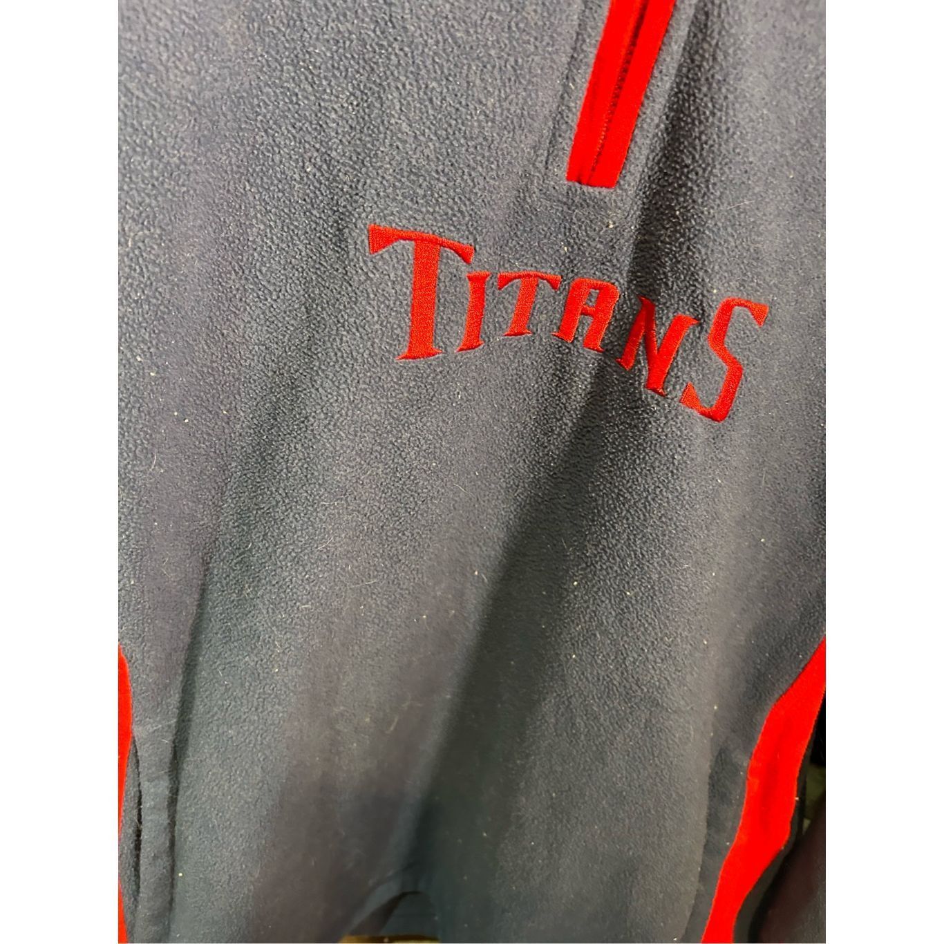 NFL Size XL - Vintage Y2K NFL Brand Tennessee Titans Fleece Embr Size US XL / EU 56 / 4 - 3 Thumbnail