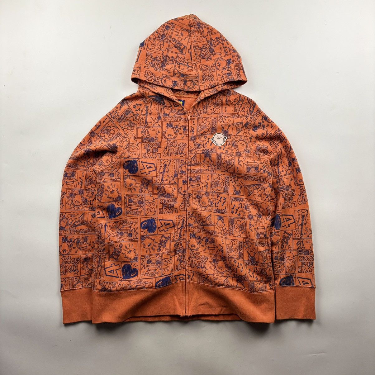 20471120 20471120 Comic Print Zip up Hoodie Size US S / EU 44-46 / 1 - 1 Thumbnail