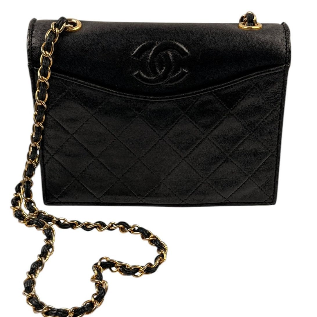 Chanel Chanel Lambskin Quilted Timeless CC Small Single Flap Black Size ONE SIZE - 1 Thumbnail