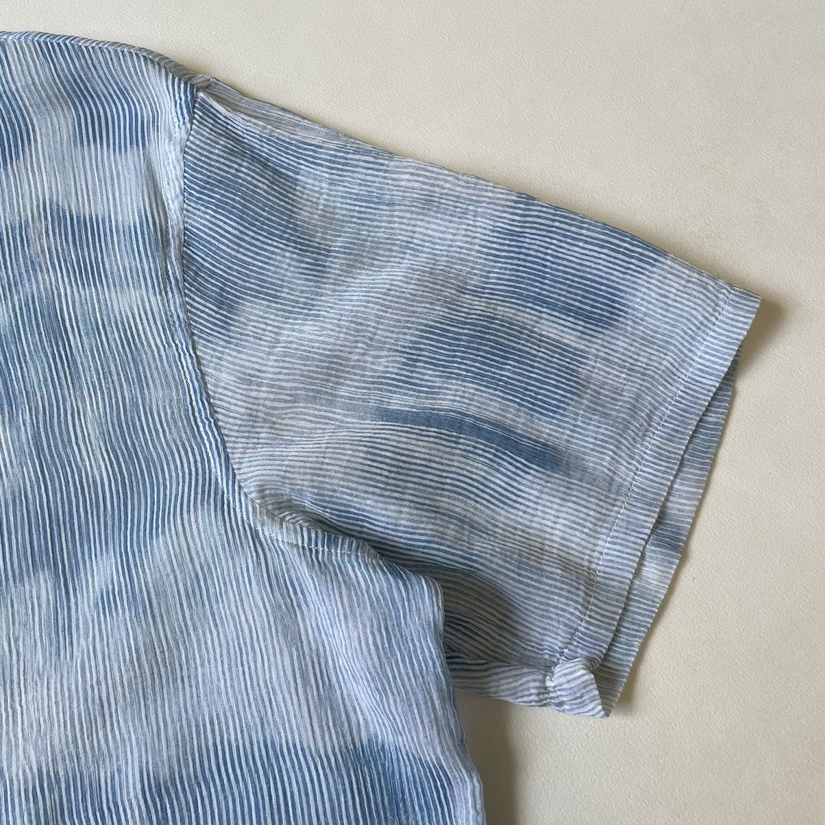Our Legacy Light Blue Tie Dye Print ‘Box Shirt’ Size US M / EU 48-50 / 2 - 6 Thumbnail