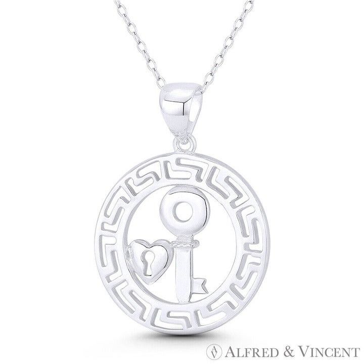 Other Key, Heart-Lock, & Greek Key Charm Pendant Size ONE SIZE - 1 Preview