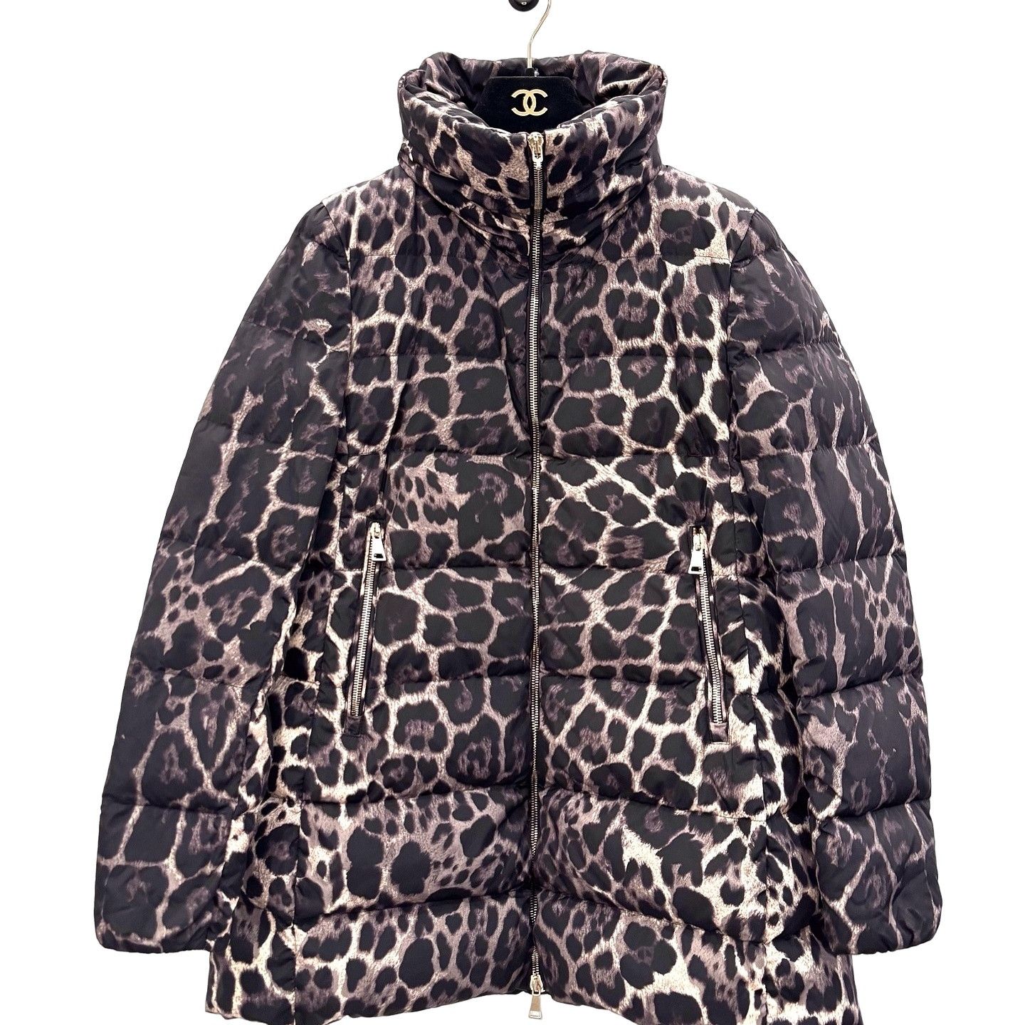 Moncler Moncler Leopard Print Down Jacket Size 1 Size S / US 4 / IT 40 - 1 Thumbnail