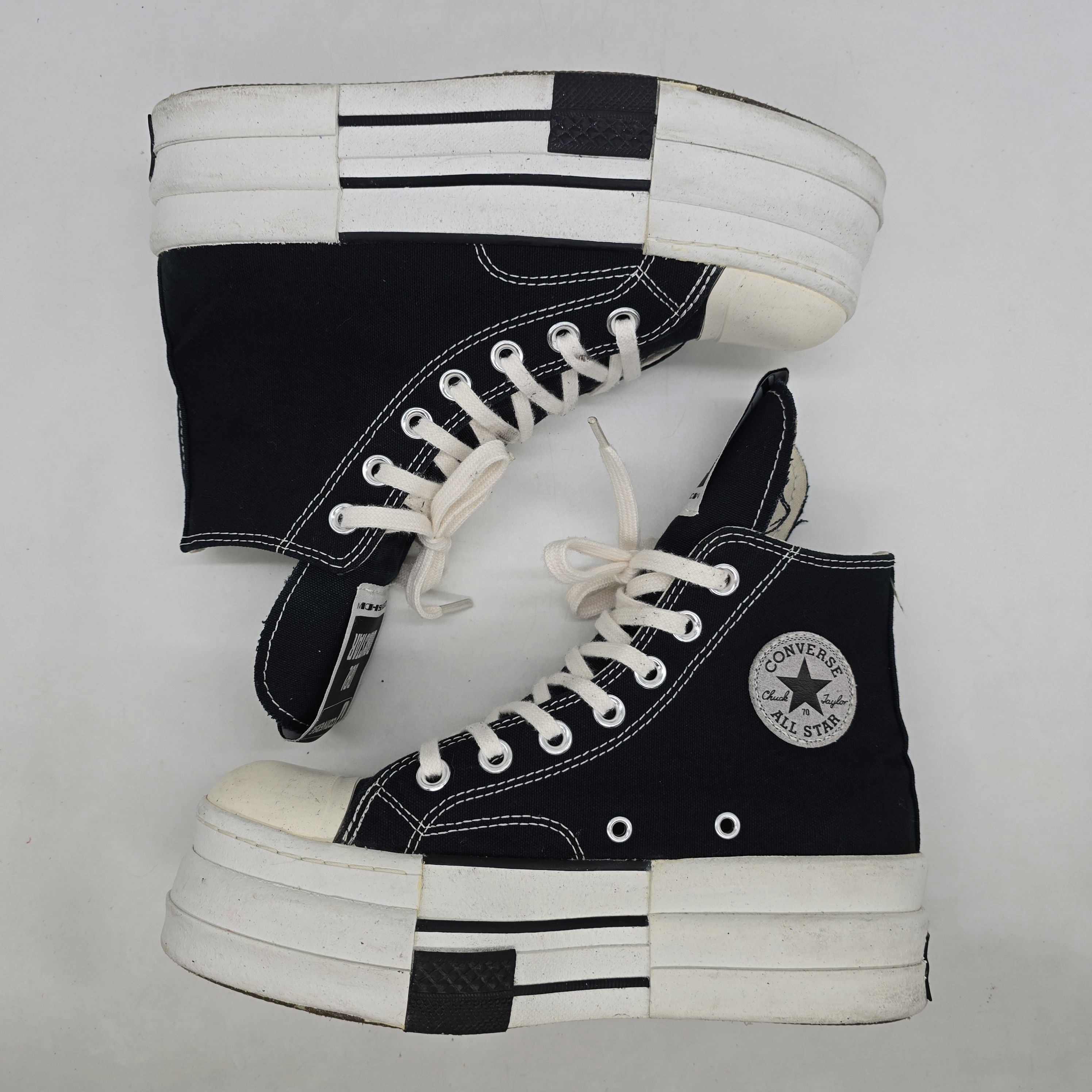 Converse × Rick Owens Drkshdw Converse x Rick Owens - 70s High - DBL DRKSTR HI Size US 6 / IT 36 - 7 Thumbnail