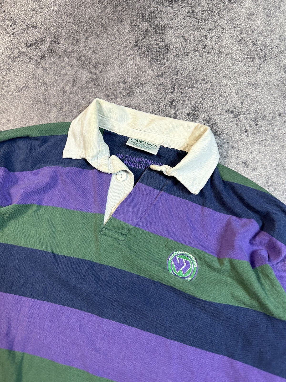 Vintage Vintage Wimbledon Rugby’s Polo Rare Streetwear Tennis M Size US M / EU 48-50 / 2 - 2 Thumbnail