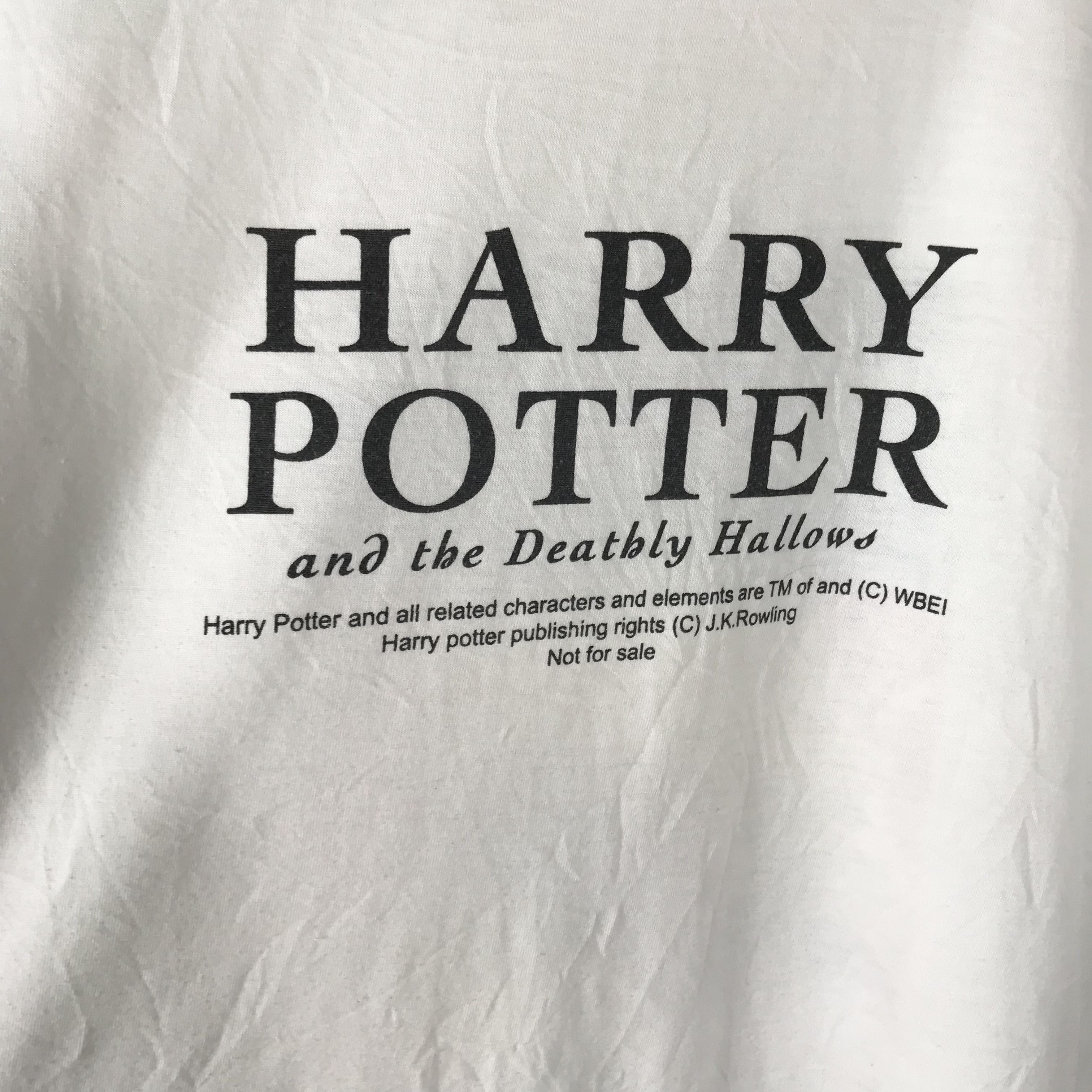 Vintage VINTAGE Harry Potter The Deathly Hallow JASON COCKROFT NOVEL Size US L / EU 52-54 / 3 - 6 Thumbnail