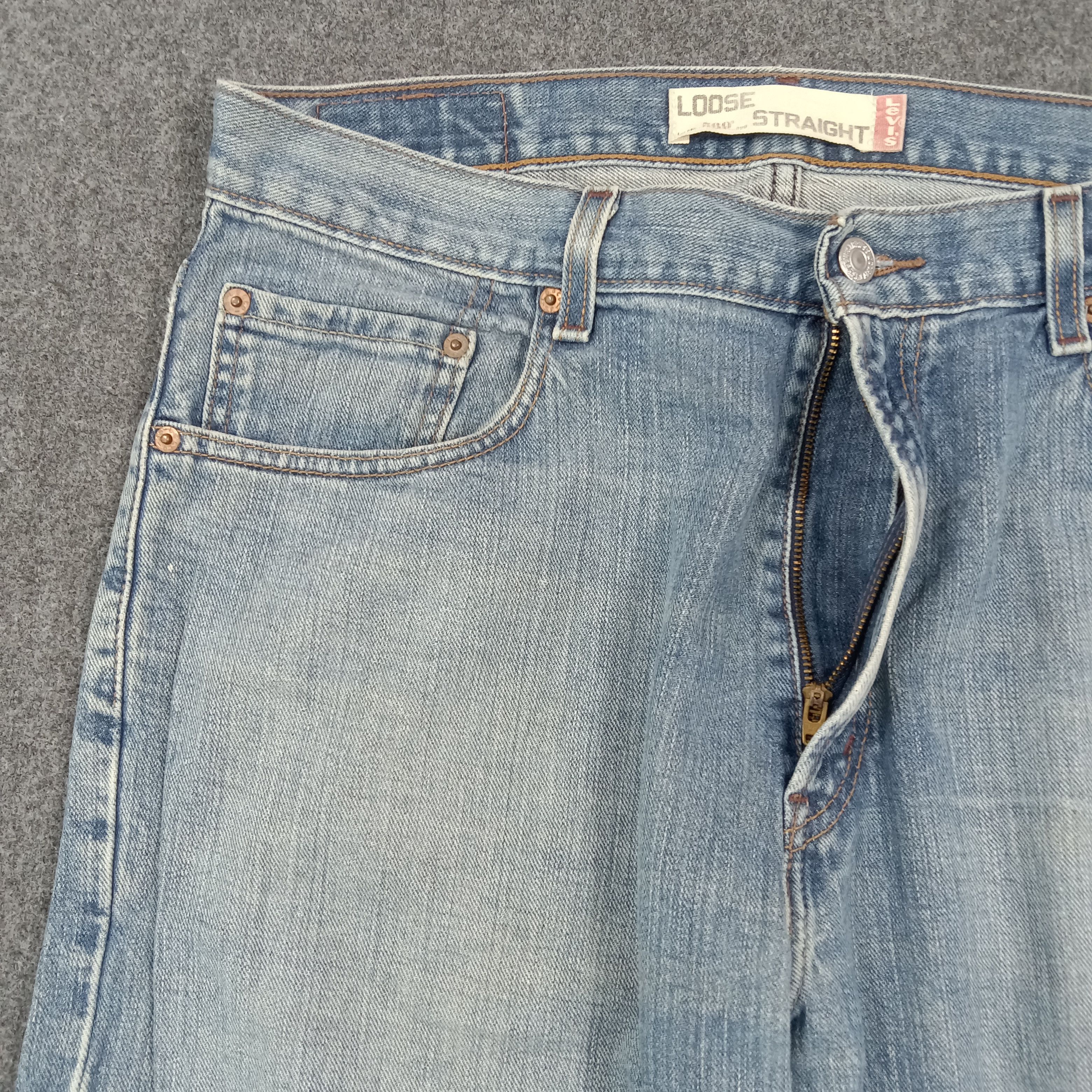 Levi's Levi's 569 Loose Fit American Distressed Denim Jeans C280N18 Size US 34 / EU 50 - 3 Thumbnail