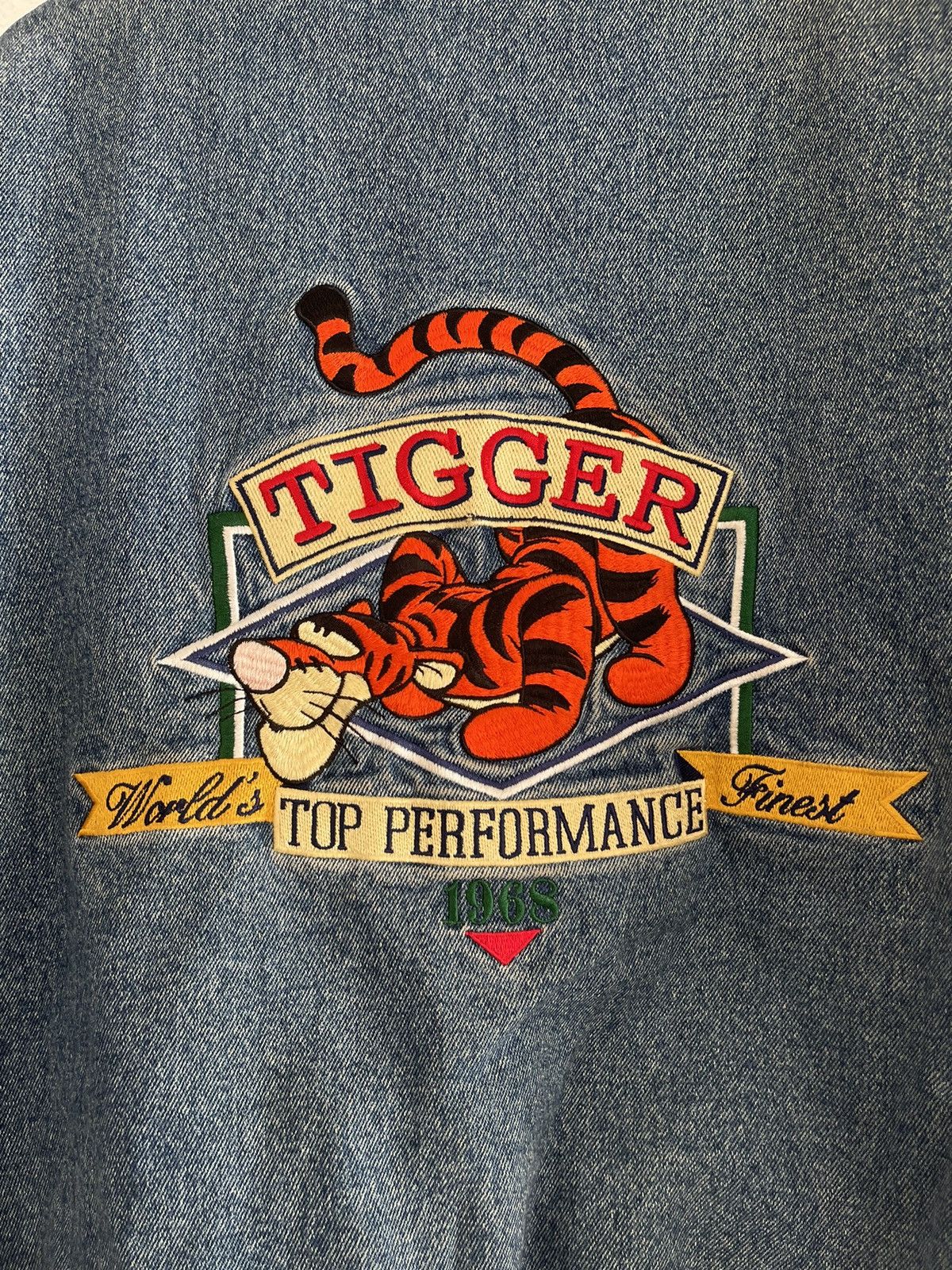 Disney Vintage Disney Store Tigger Denim Varsity Jacket Size US S / EU 44-46 / 1 - 7 Thumbnail